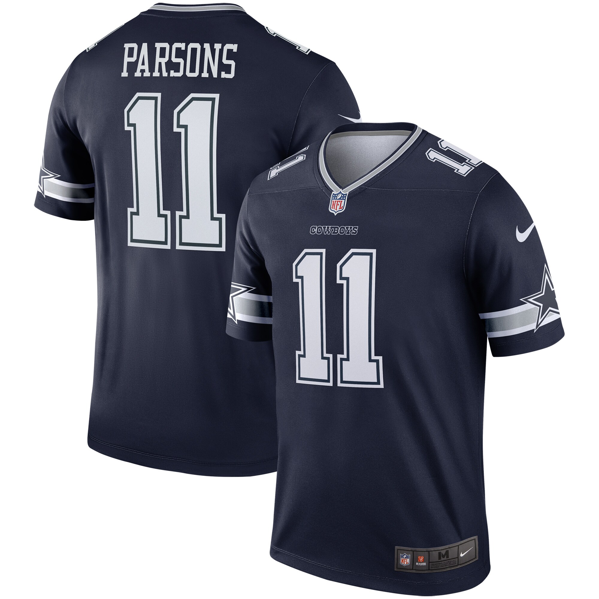 Dallas Cowboys Micah Parsons Navy Team Legend Player Performance Top NFL Jersey Men's