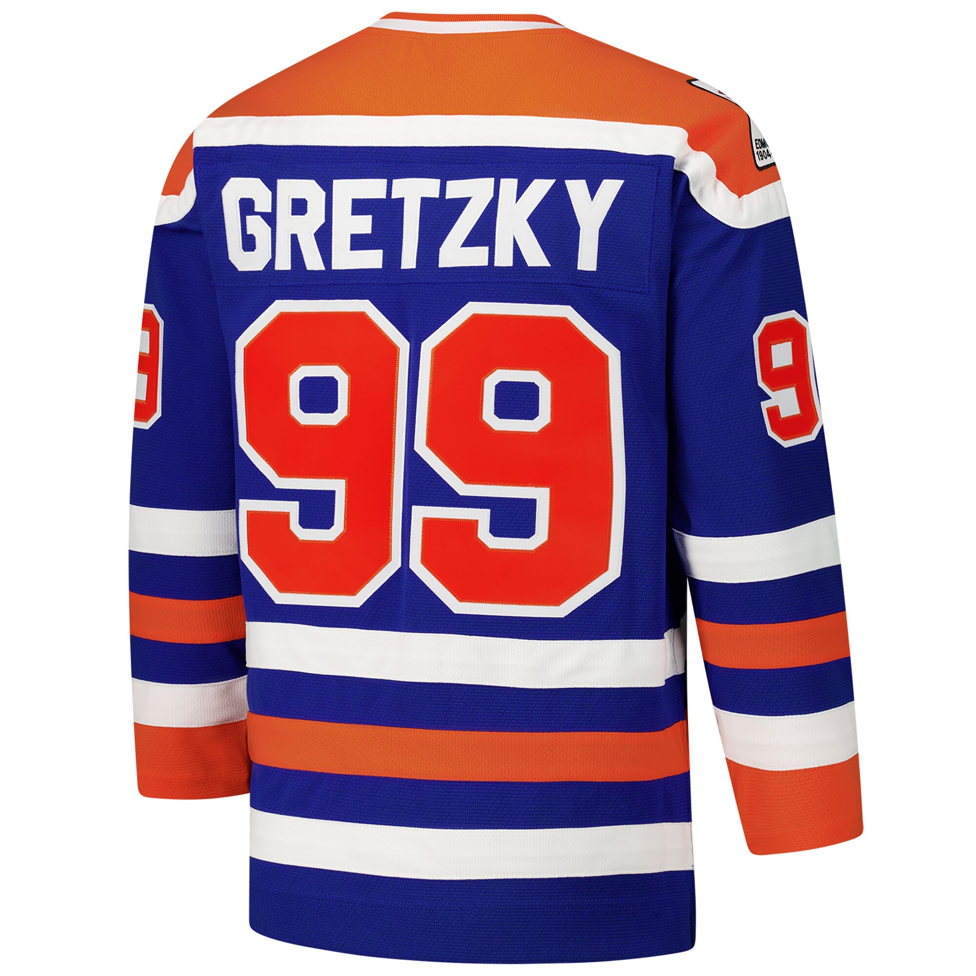 Edmonton Oilers Wayne Gretzky Royal 1979-80 Power Play NHL Jersey Men's