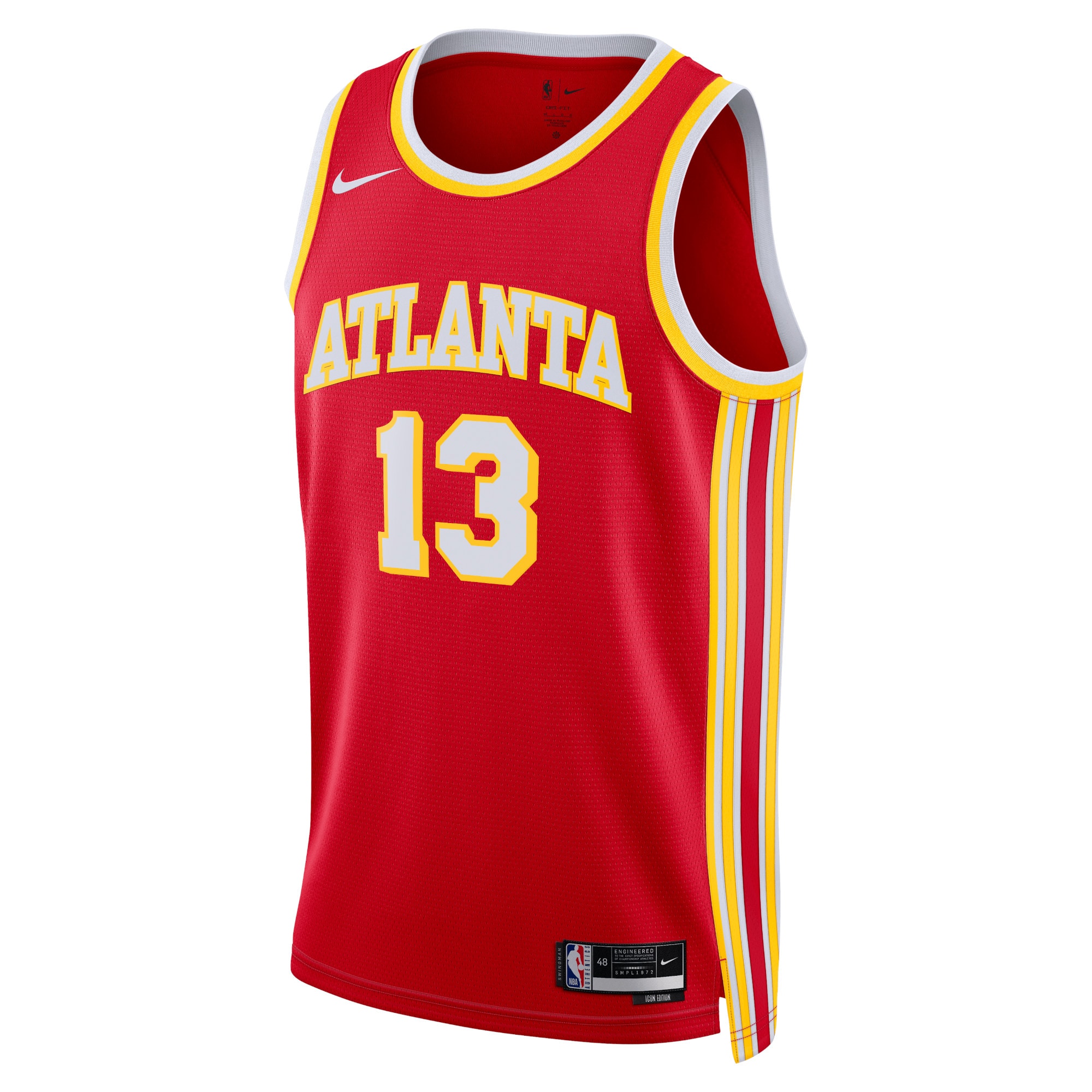 Atlanta Hawks Icon Edition Swingman Red Bogdan Bogdanovi Unisex NBA Jersey Unisex