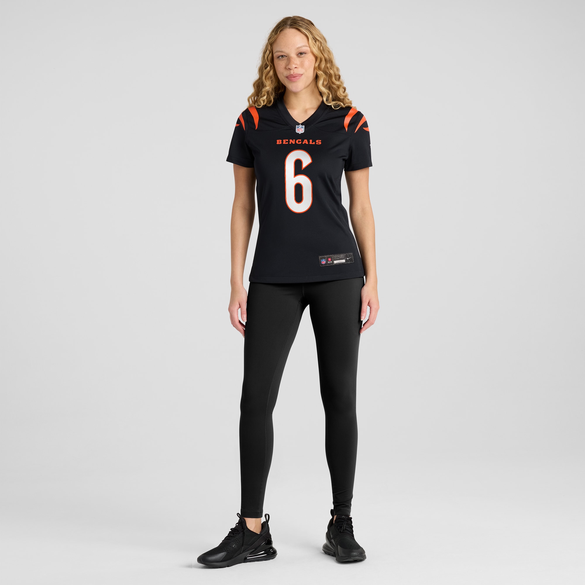 Cincinnati Bengals Jake Browning Black Game NFL Jersey Women's