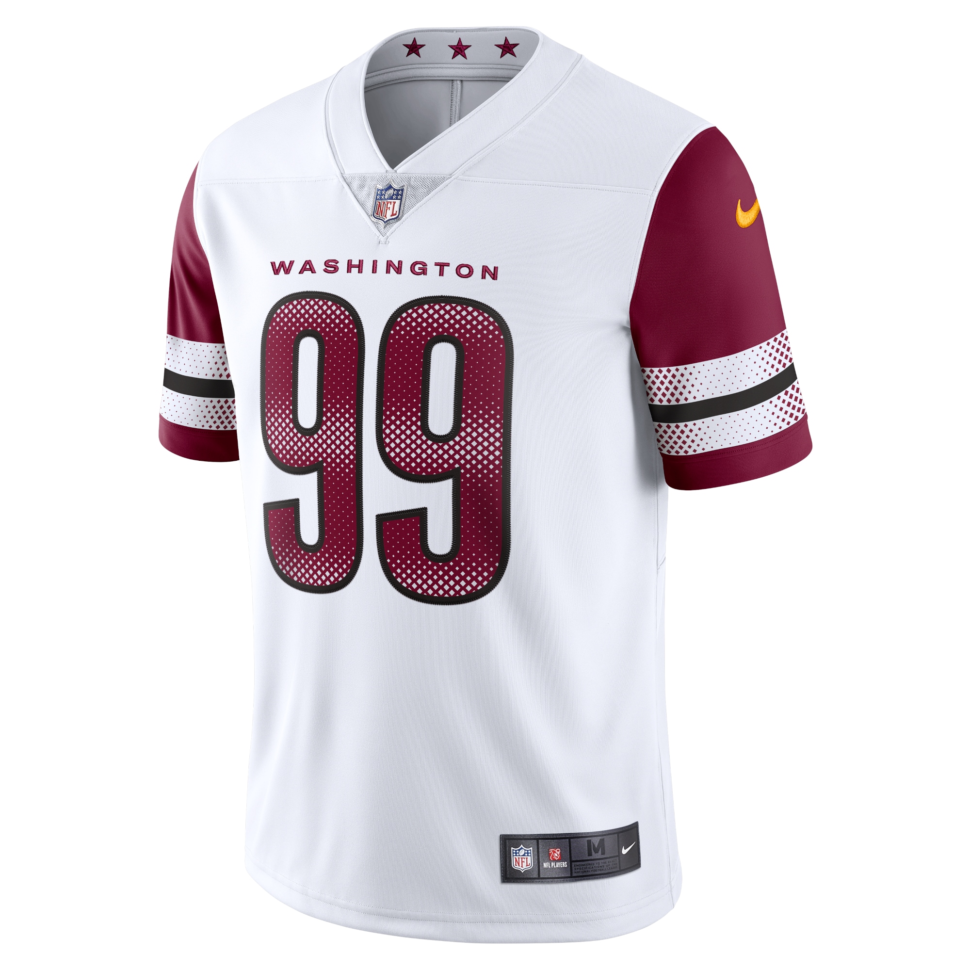 Washington Commanders Chase Young White Vapor Limited NFL Jersey Men's