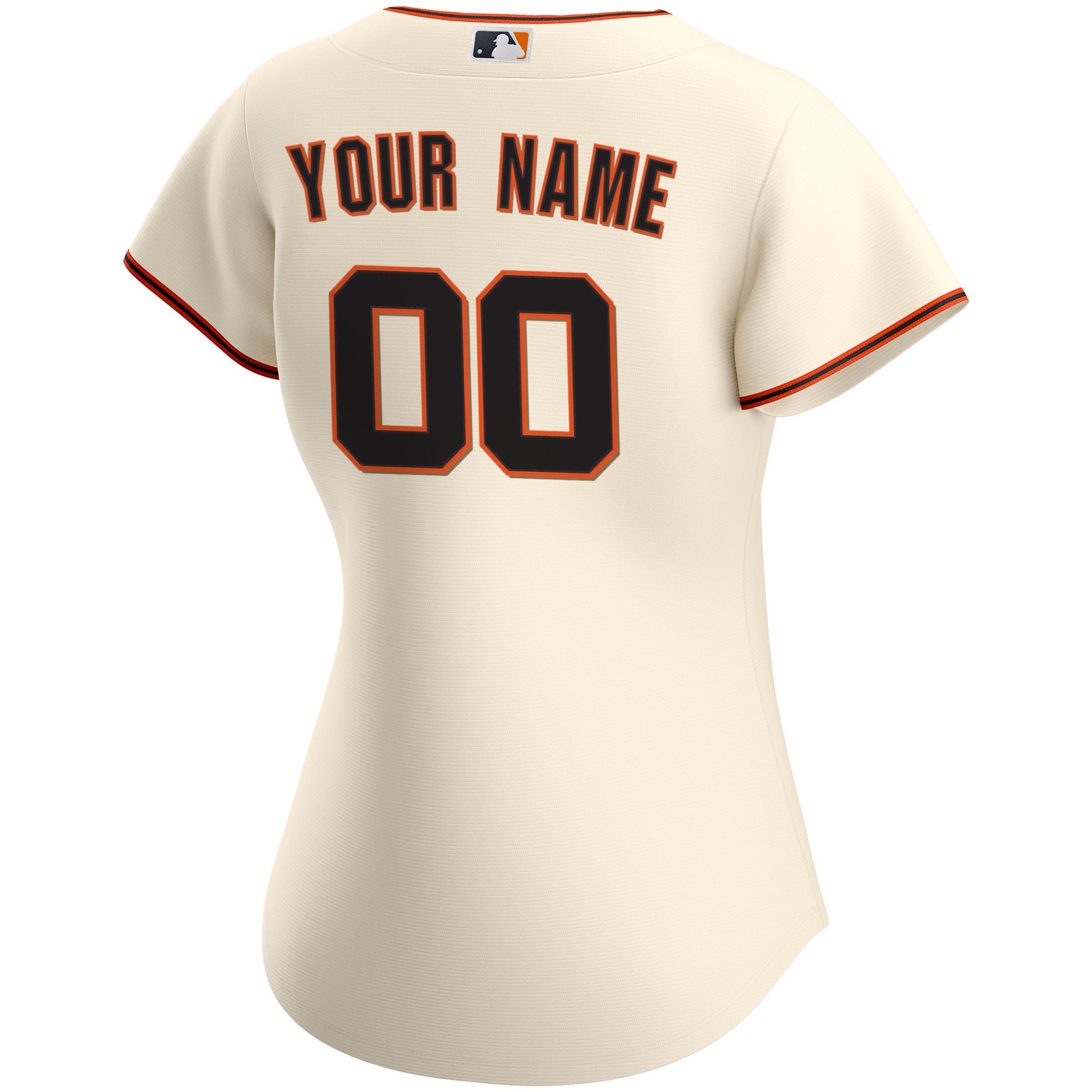 San Francisco Giants Cream Home Custom MLB Jersey Women's