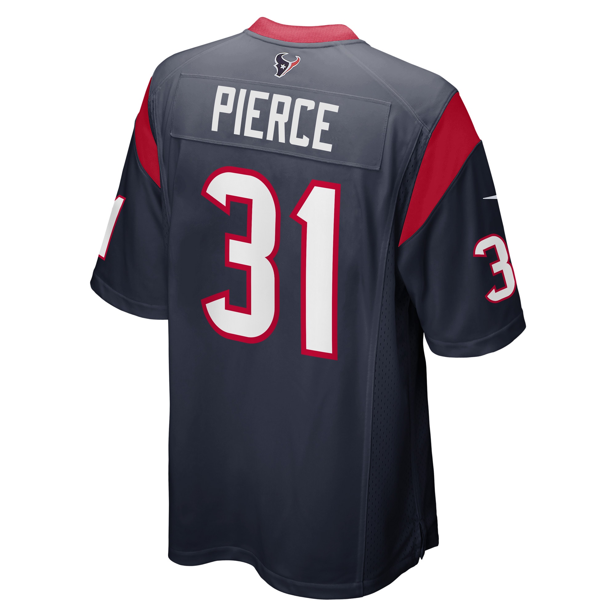 Houston Texans Dameon Pierce Navy Game Player NFL Jersey Men's
