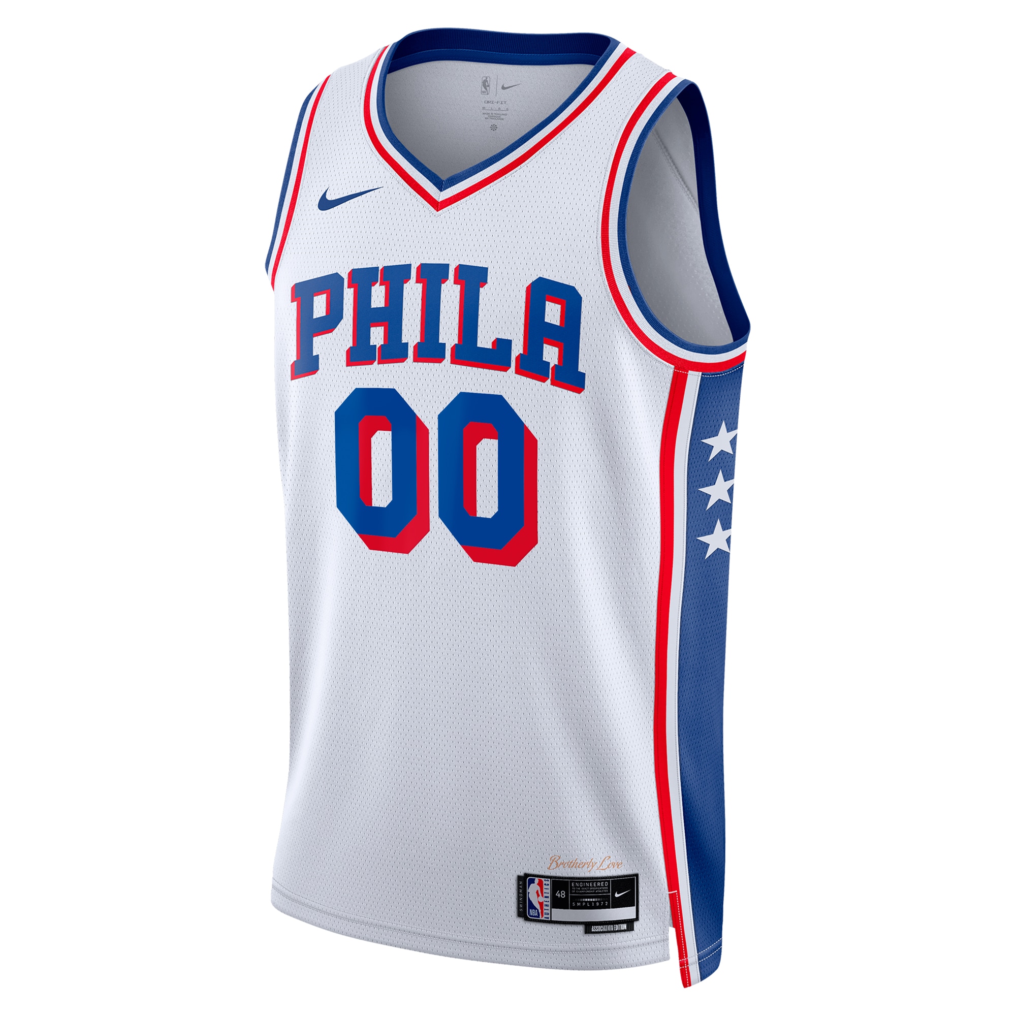 Philadelphia 76ers Association Swingman Custom Unisex NBA Jersey Unisex