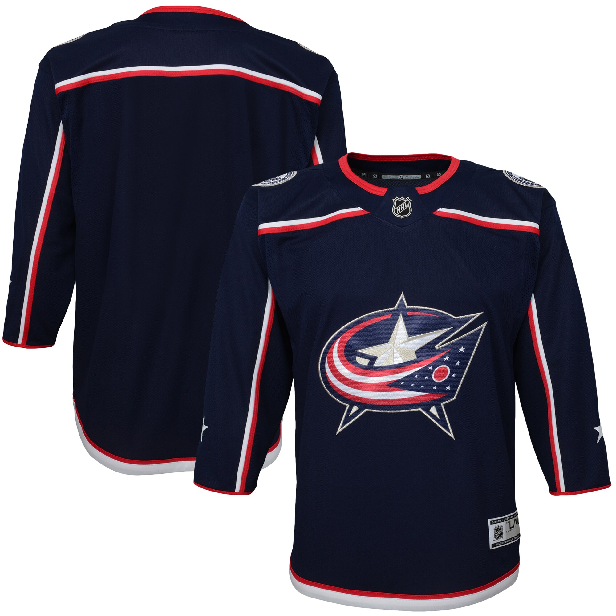 Columbus Blue Jackets Navy Home Premier NHL Jersey Youth