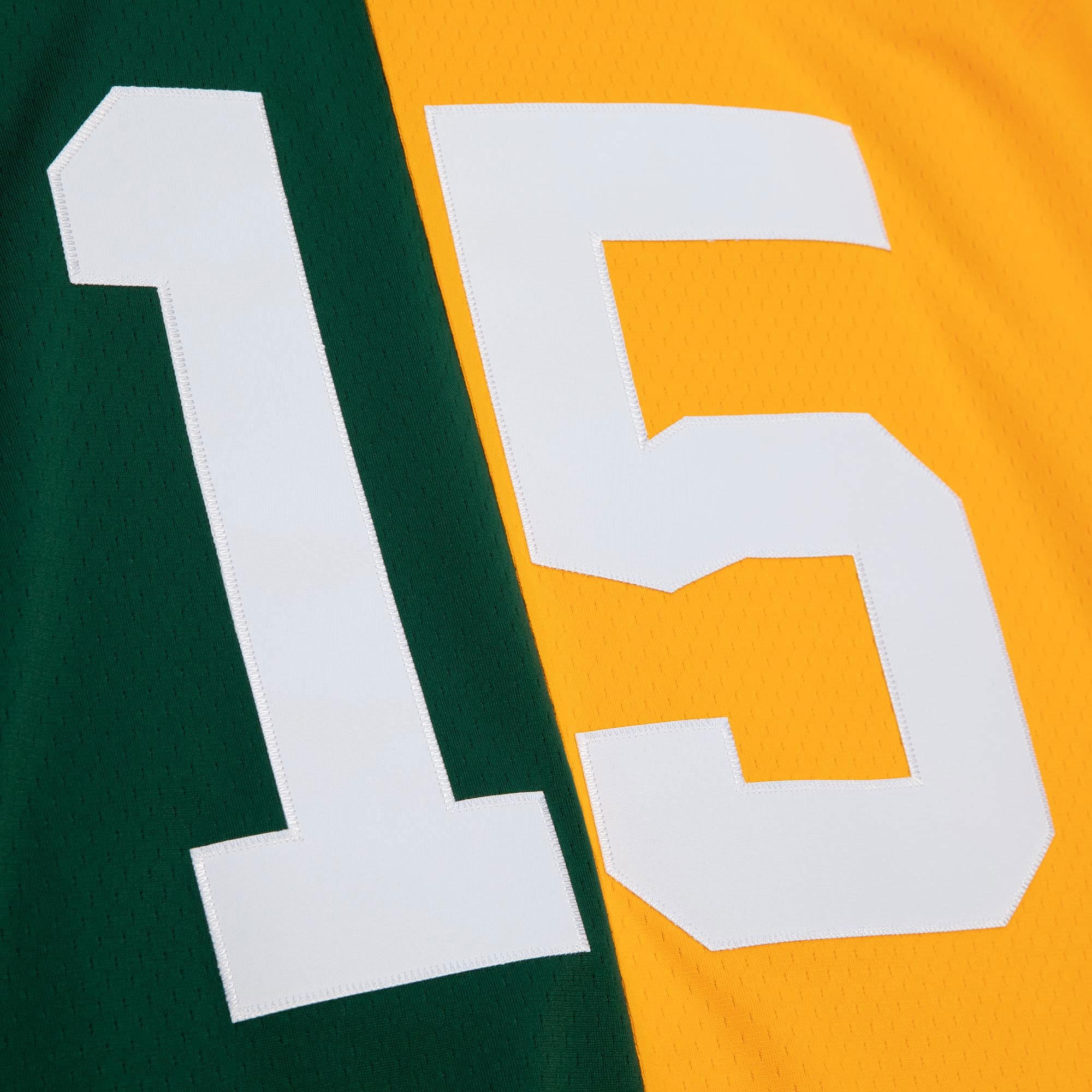 Green Bay Packers Bart Starr Mitchell Ness Green/Gold 1969 Split Legacy NFL Jersey Men's
