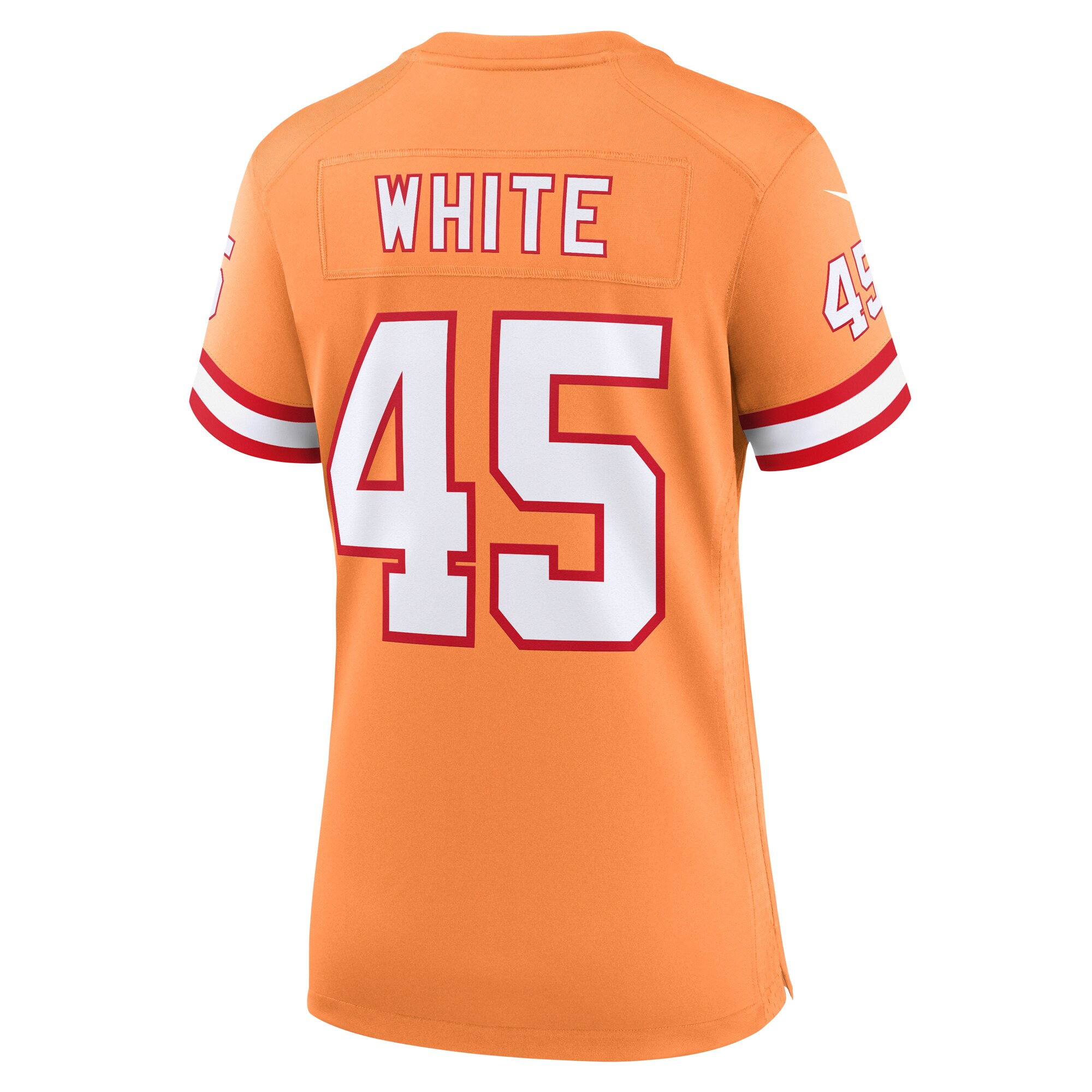 Tampa Bay Buccaneers Devin White Orange Player NFL Jersey Women's