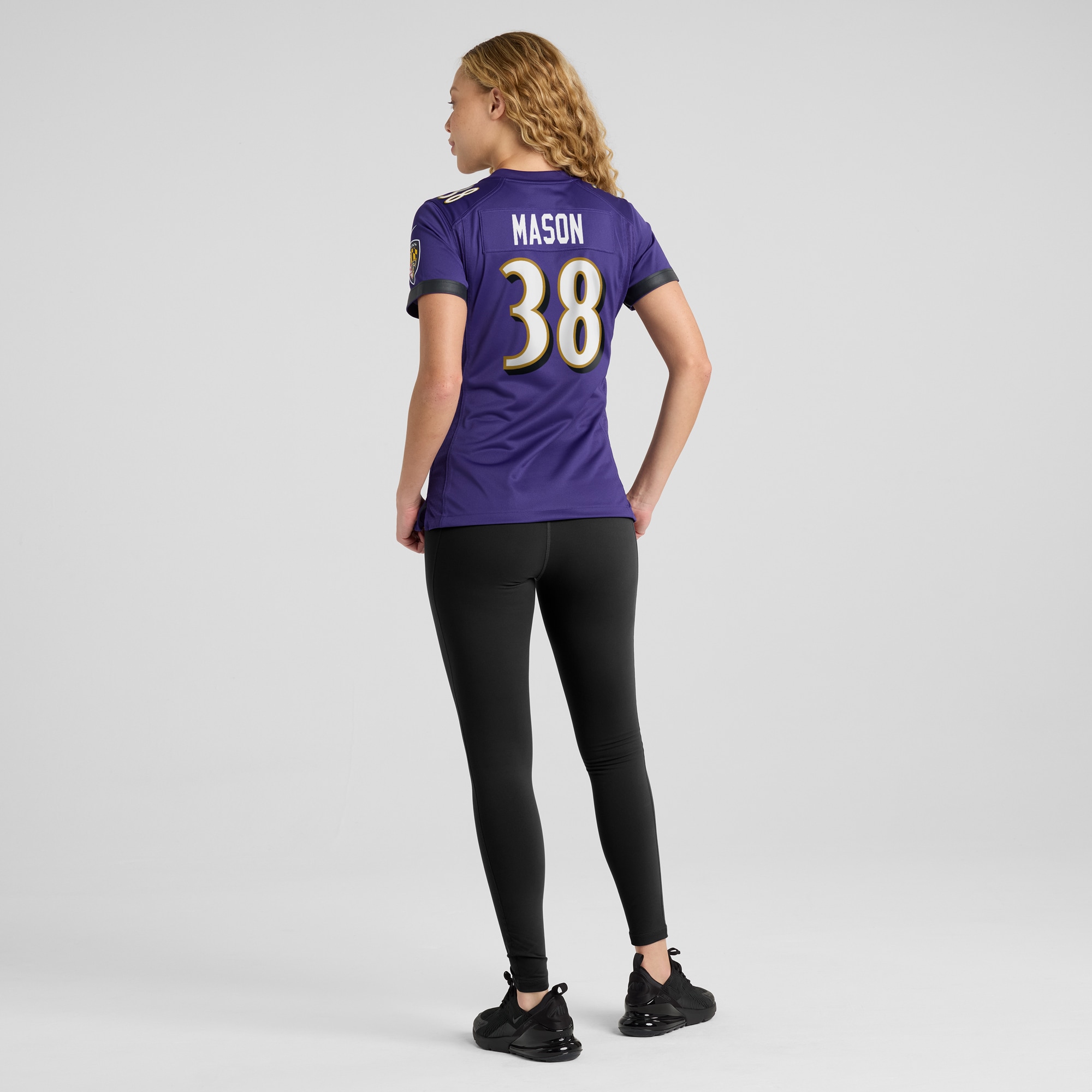 Baltimore Ravens Ben Mason Purple Game NFL Jersey Women's