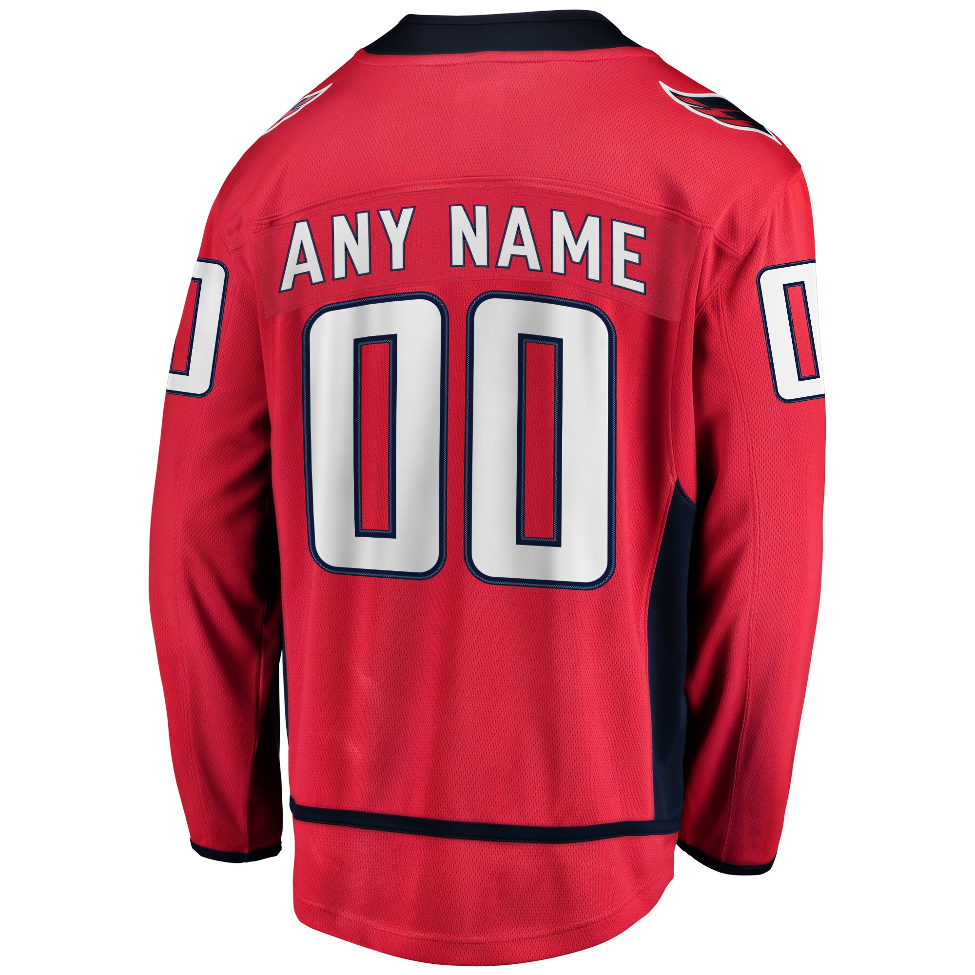 Washington Capitals Red Home Breakaway Custom NHL Jersey Men's