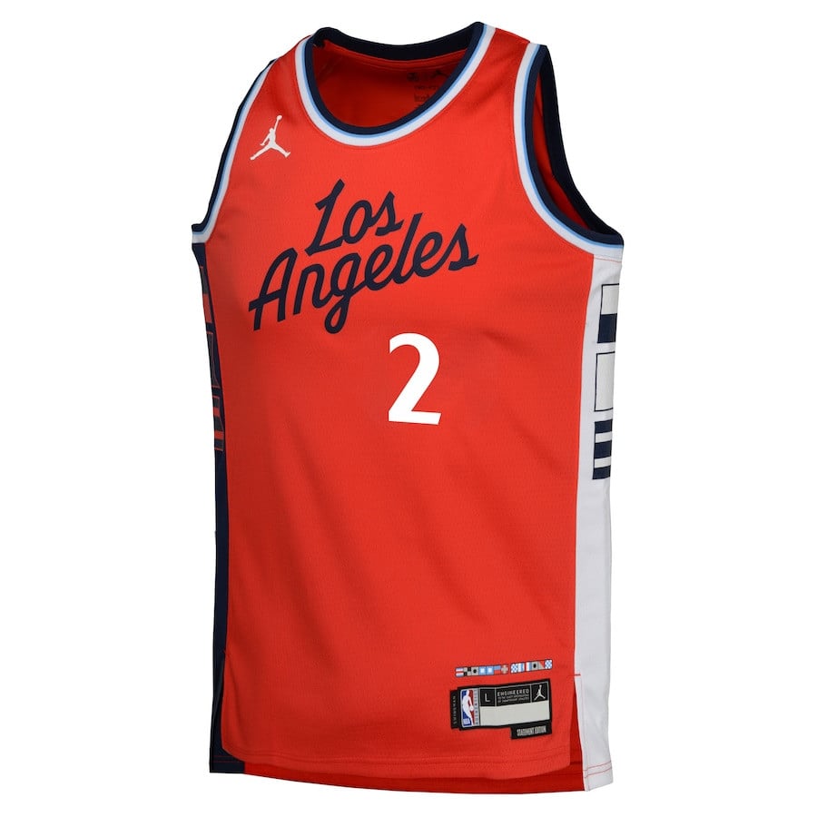 Kawhi Leonard 2 Los Angeles Clippers 2024/2 Swingman Statement Edition Red NBA Jersey Youth