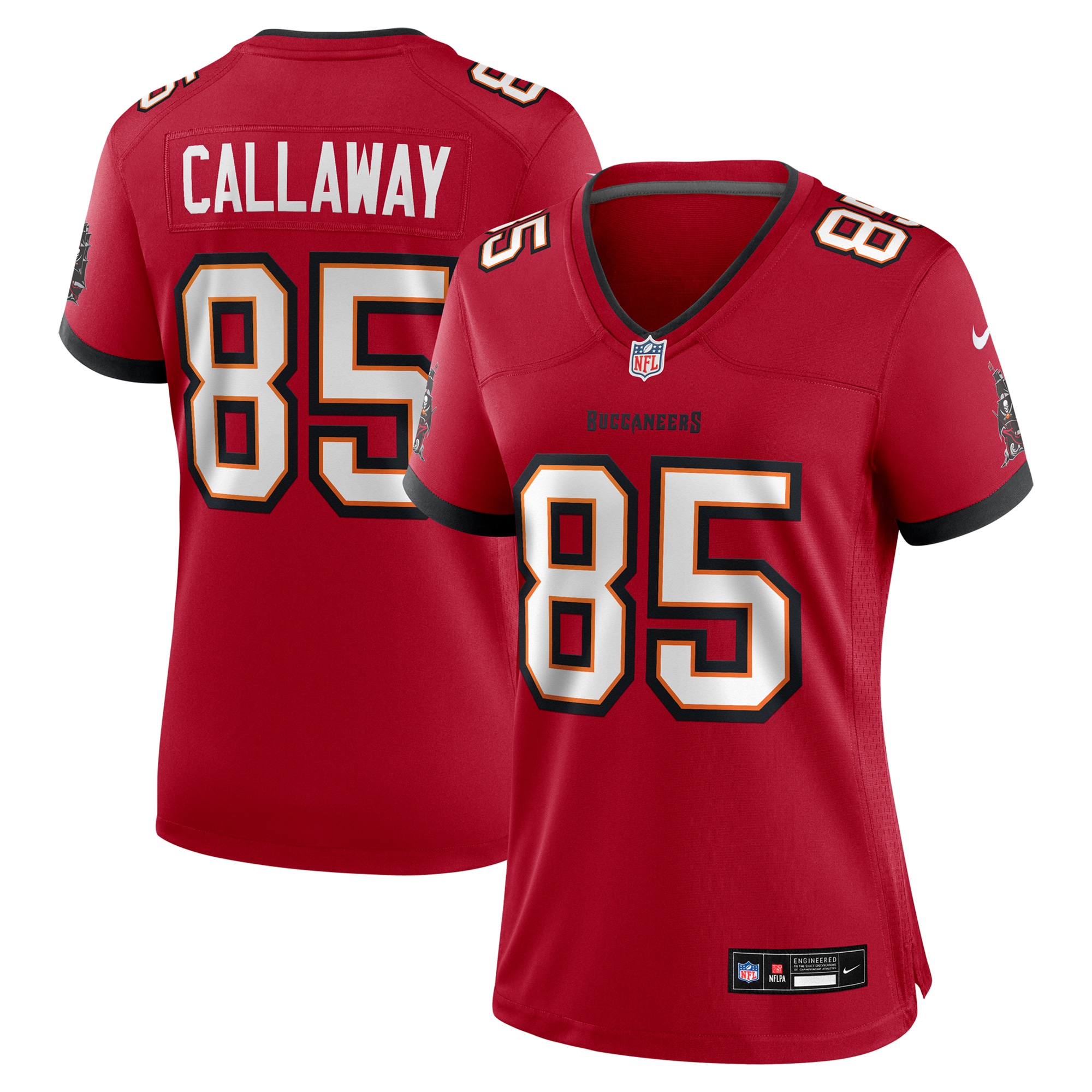 Tampa Bay Buccaneers Marquez Callaway Red Game NFL Jersey Women's