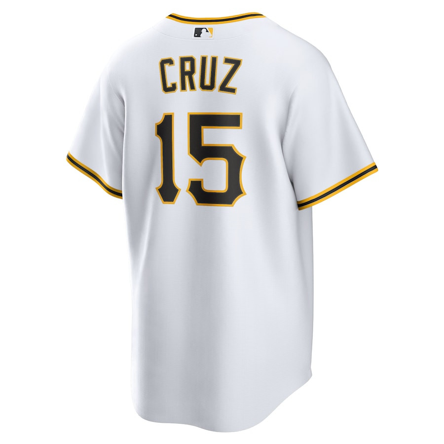 Oneil Cruz 15 Pittsburgh Pirates Home White MLB Jersey Men's