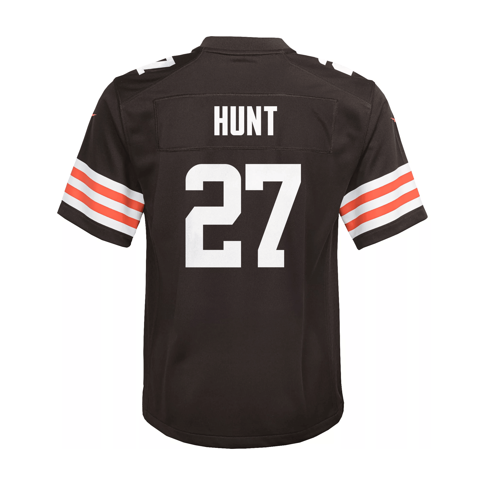 Kareem Hunt 27 Cleveland Browns Game Brown NFL Jersey Youth