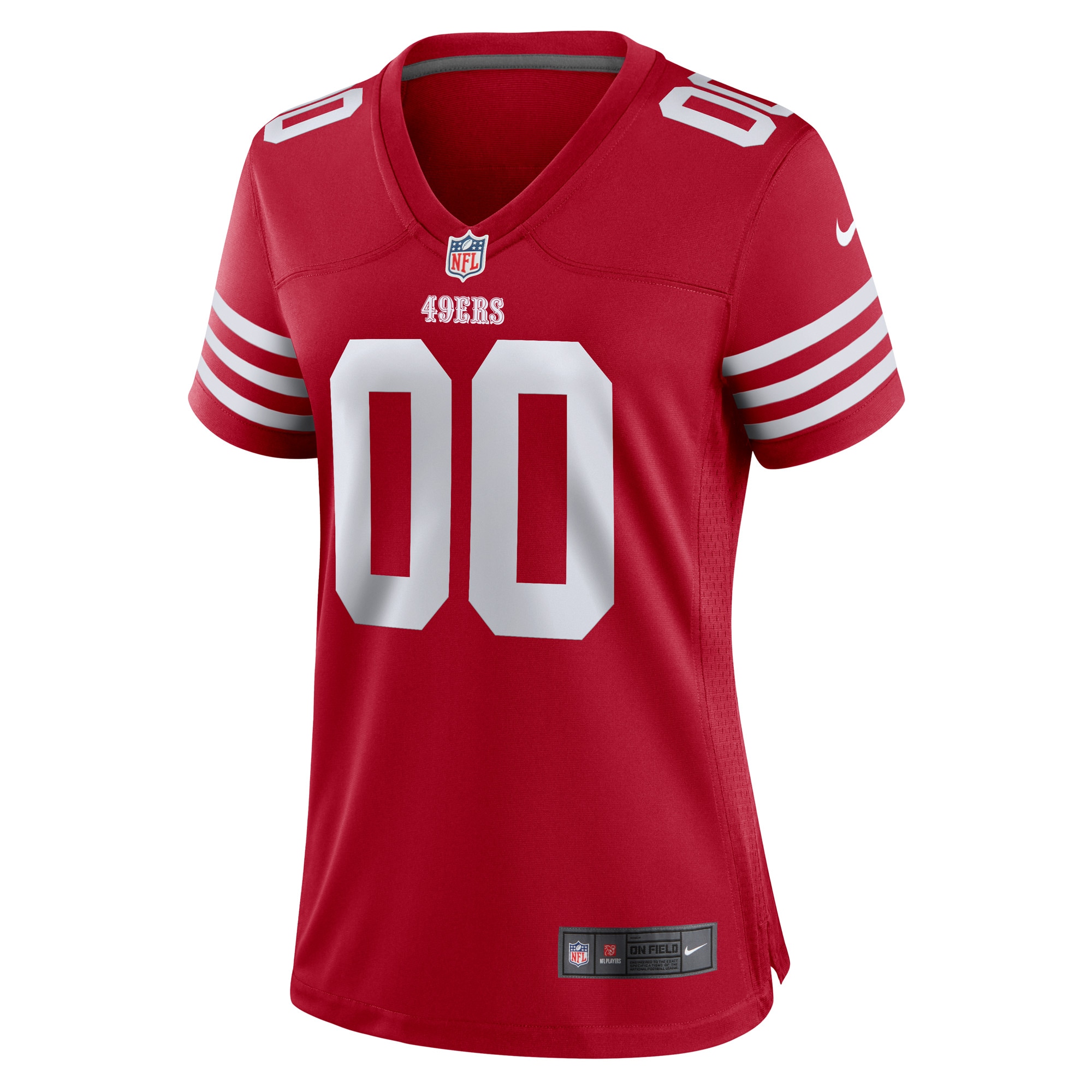 San Francisco 49ers Scarlet Game Custom NFL Jersey Women's
