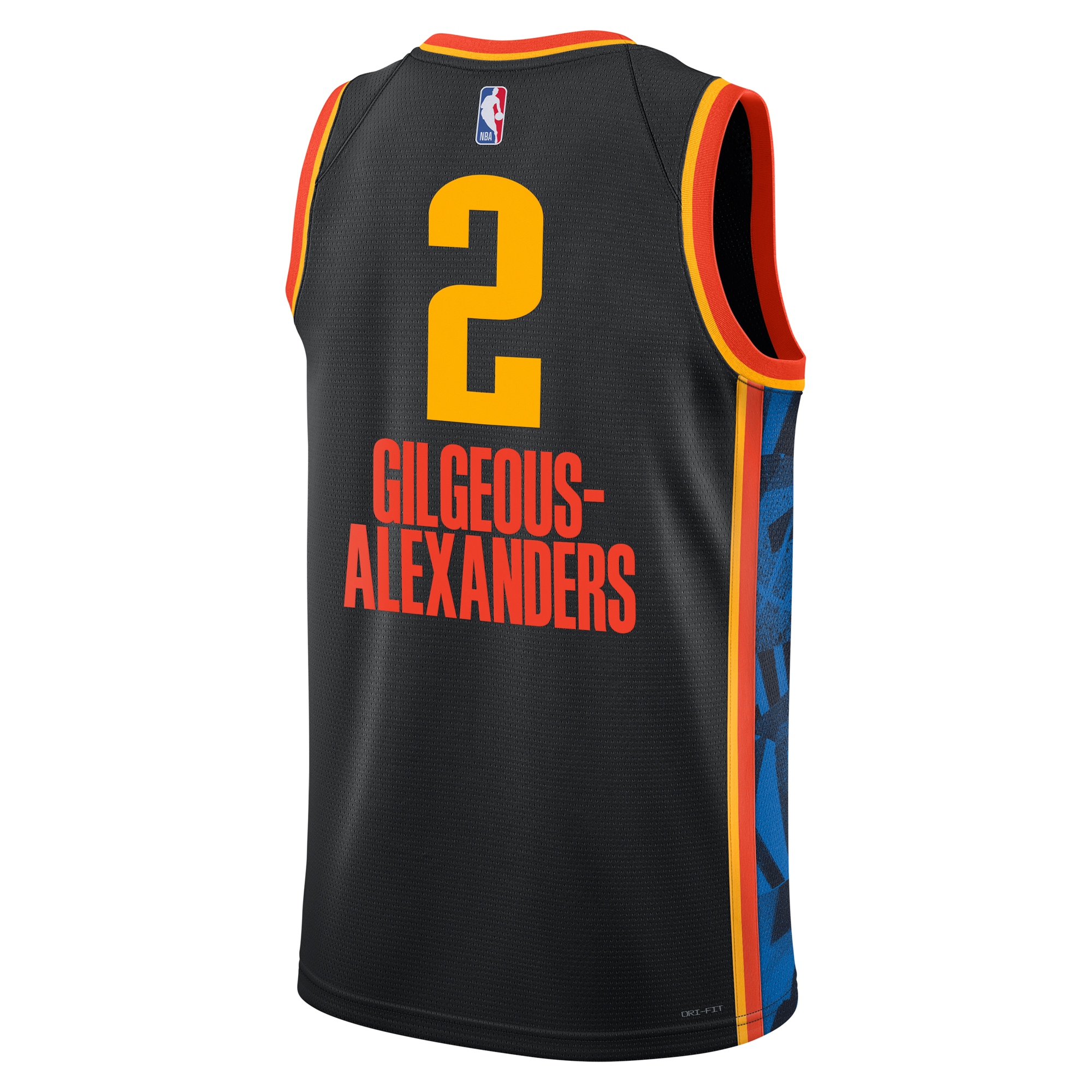 Oklahoma City Thunder City Edition Swingman 2024 Black Shai Gilgeous-Alexande Unisex NBA Jersey Unisex