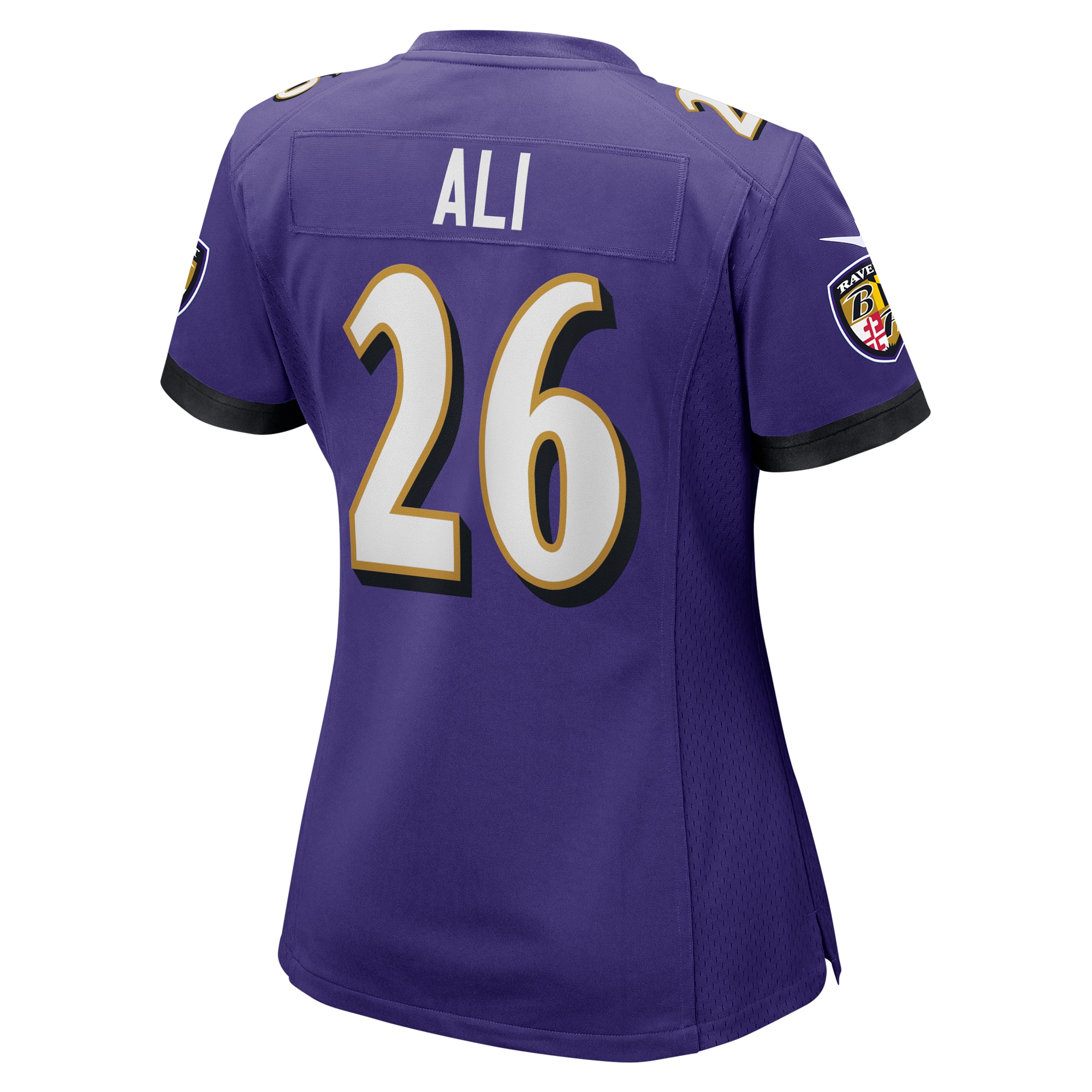 Baltimore Ravens Rasheen Ali Purple Game NFL Jersey Women's