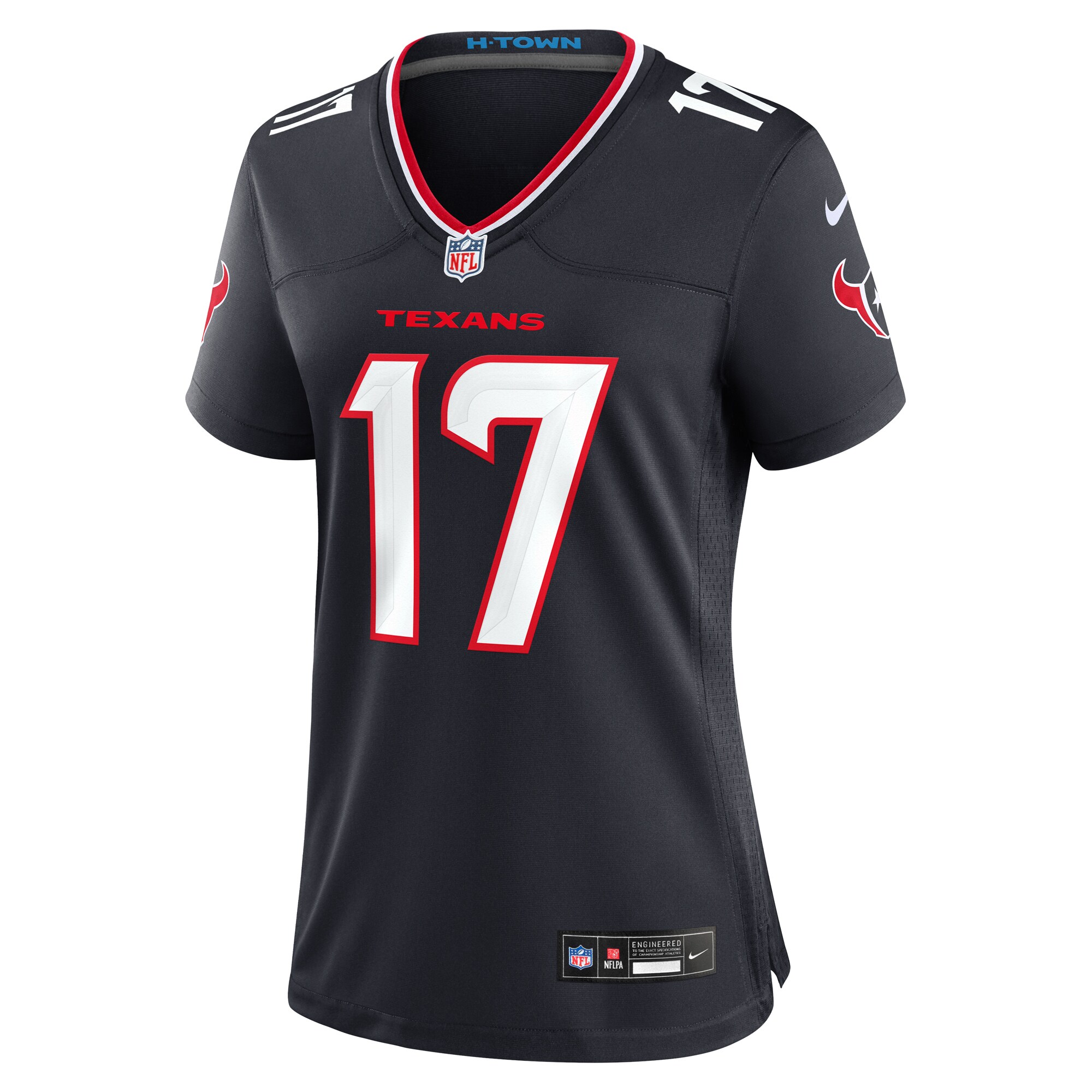 Houston Texans Kris Boyd Navy Team Game NFL Jersey Women's