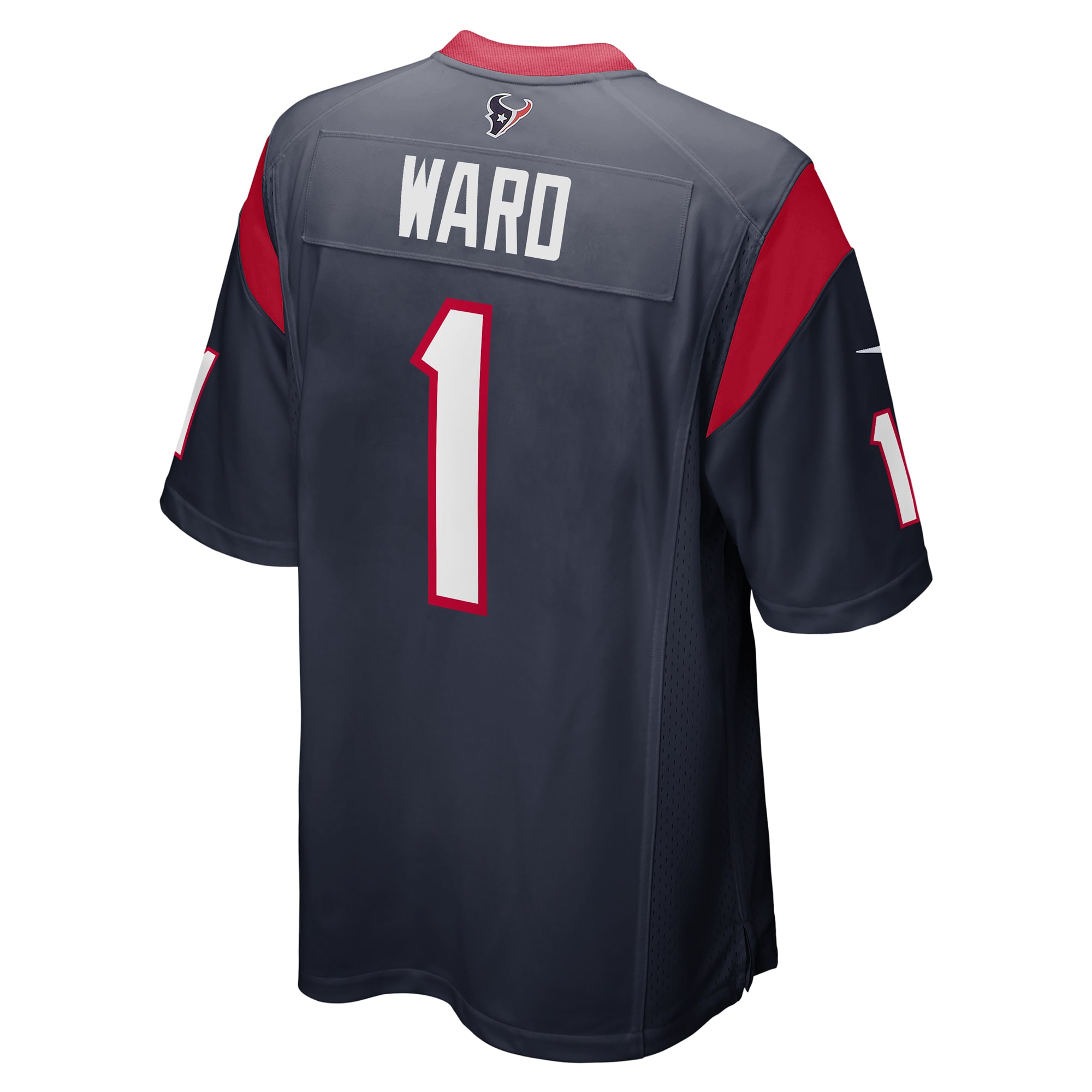 Houston Texans Jimmie Ward Navy Game Player NFL Jersey Men's