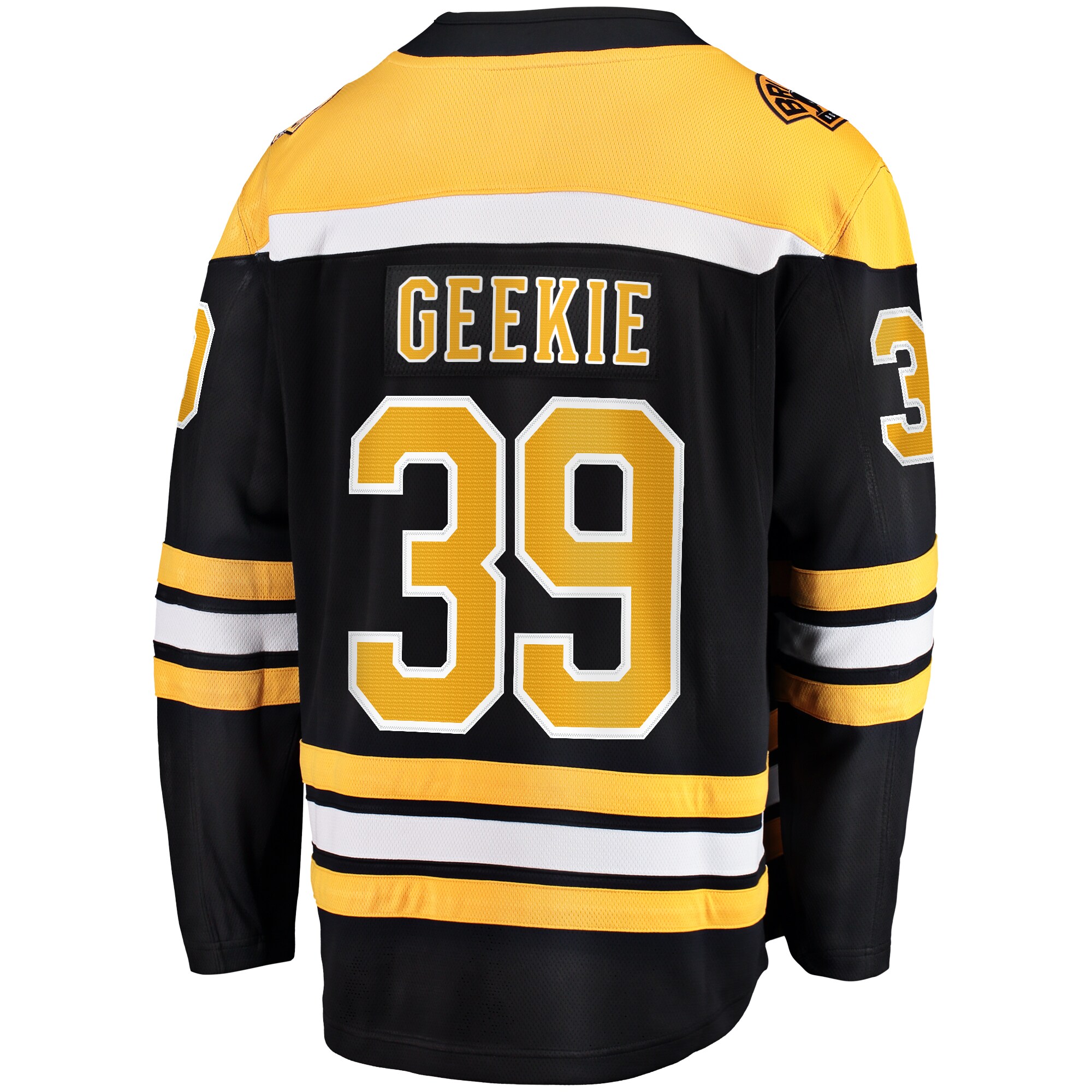 Boston Bruins Morgan Geekie Black Home Breakaway NHL Jersey Men's