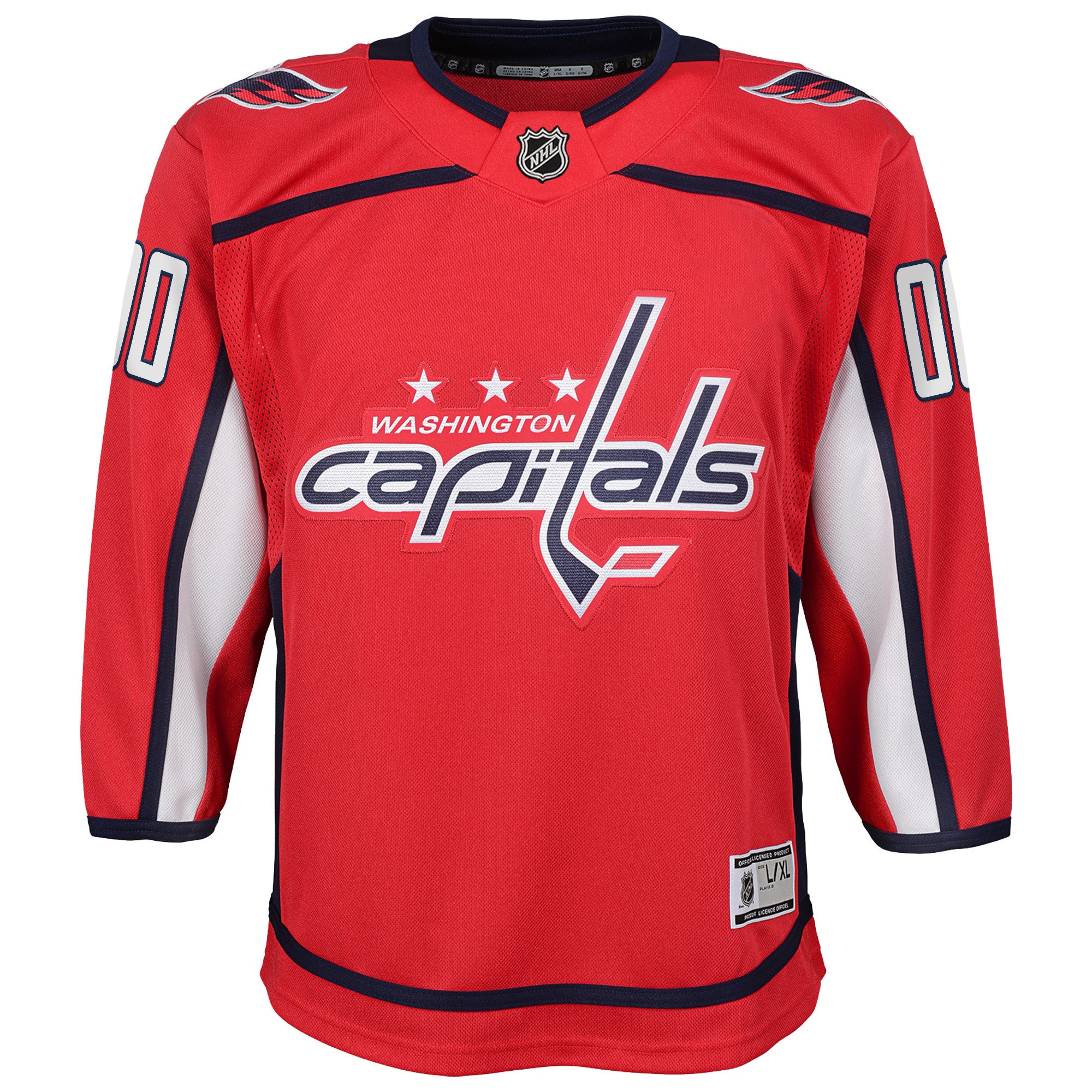 Washington Capitals Red Home Custom Premier NHL Jersey Youth