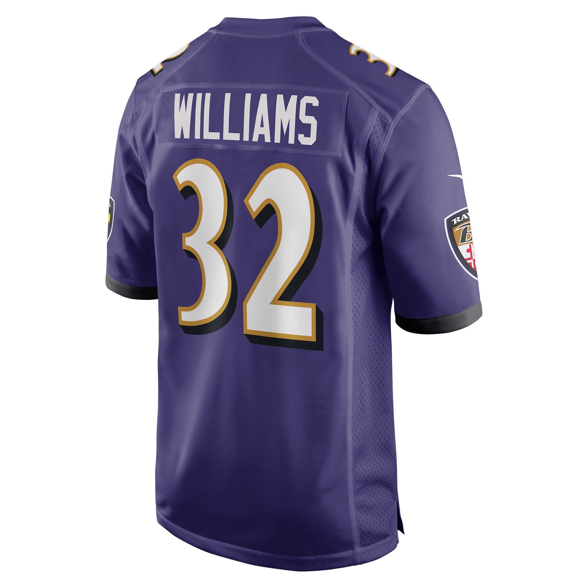 Baltimore Ravens Marcus Williams Purple Game NFL Jersey Men's