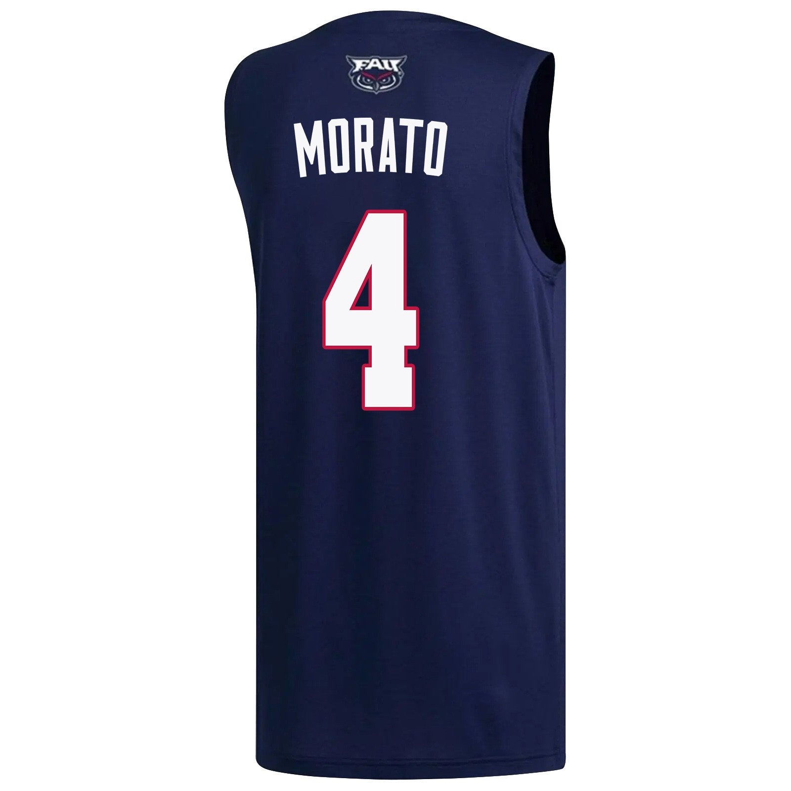 Bryan Greenlee 4 FAU Owls 2023 March Madness- Navy NCAA Jersey Men's