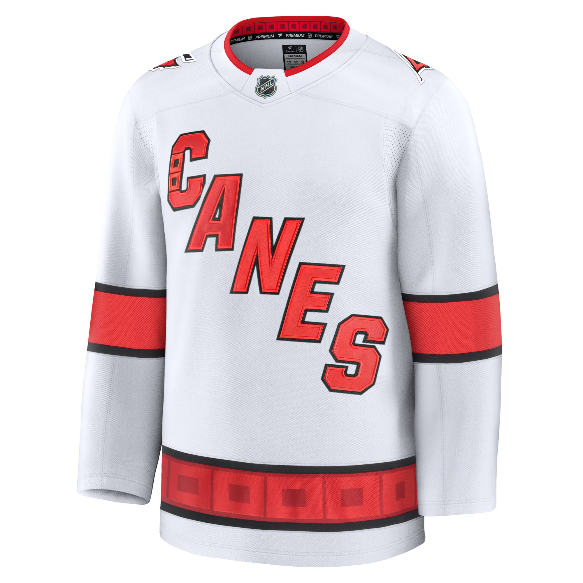Carolina Hurricanes White Away Premium NHL Jersey Men's
