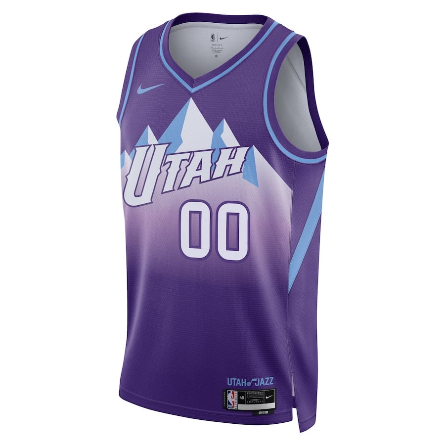 Utah Jazz Unisex 2024/25 Custom Swingman City Edition Purple NBA Jersey Unisex