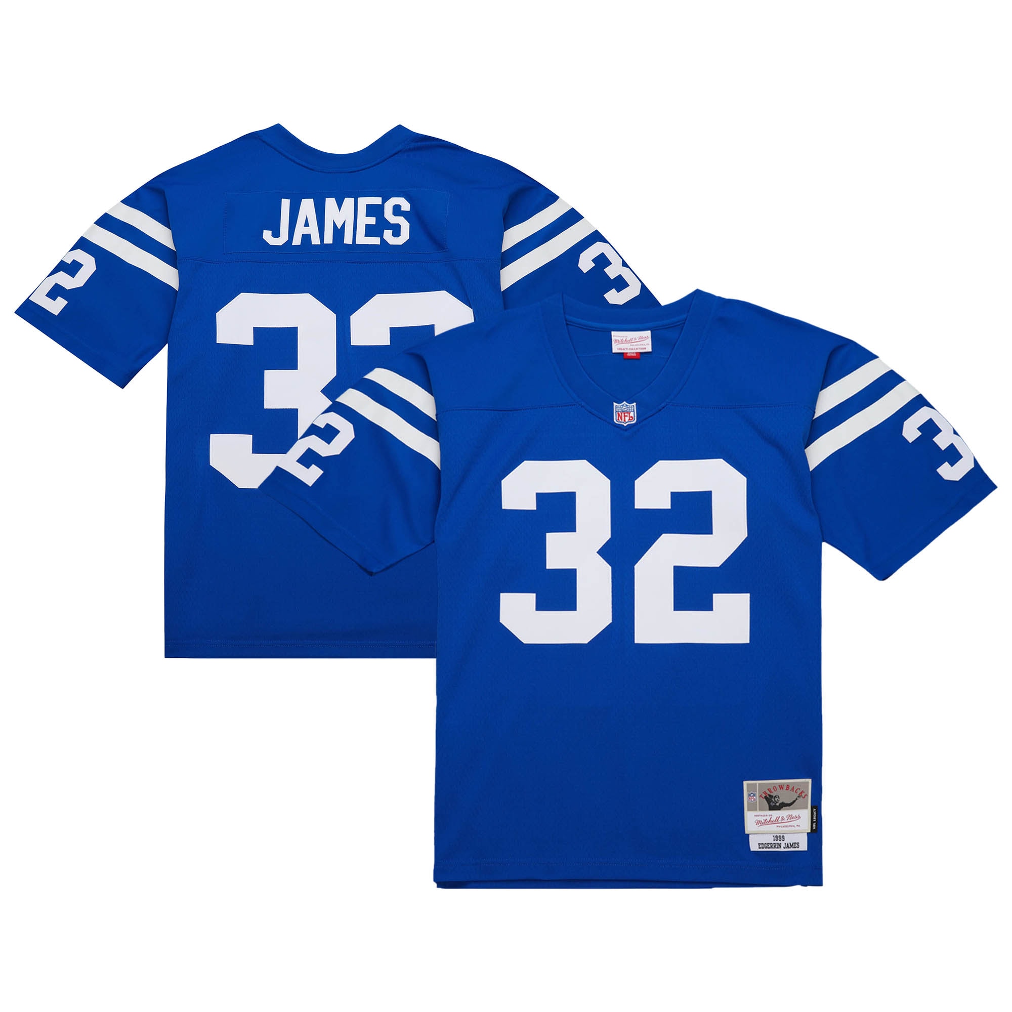 Indianapolis Colts Edgerrin James Mitchell Ness Royal 1999 Legacy NFL Jersey Men's