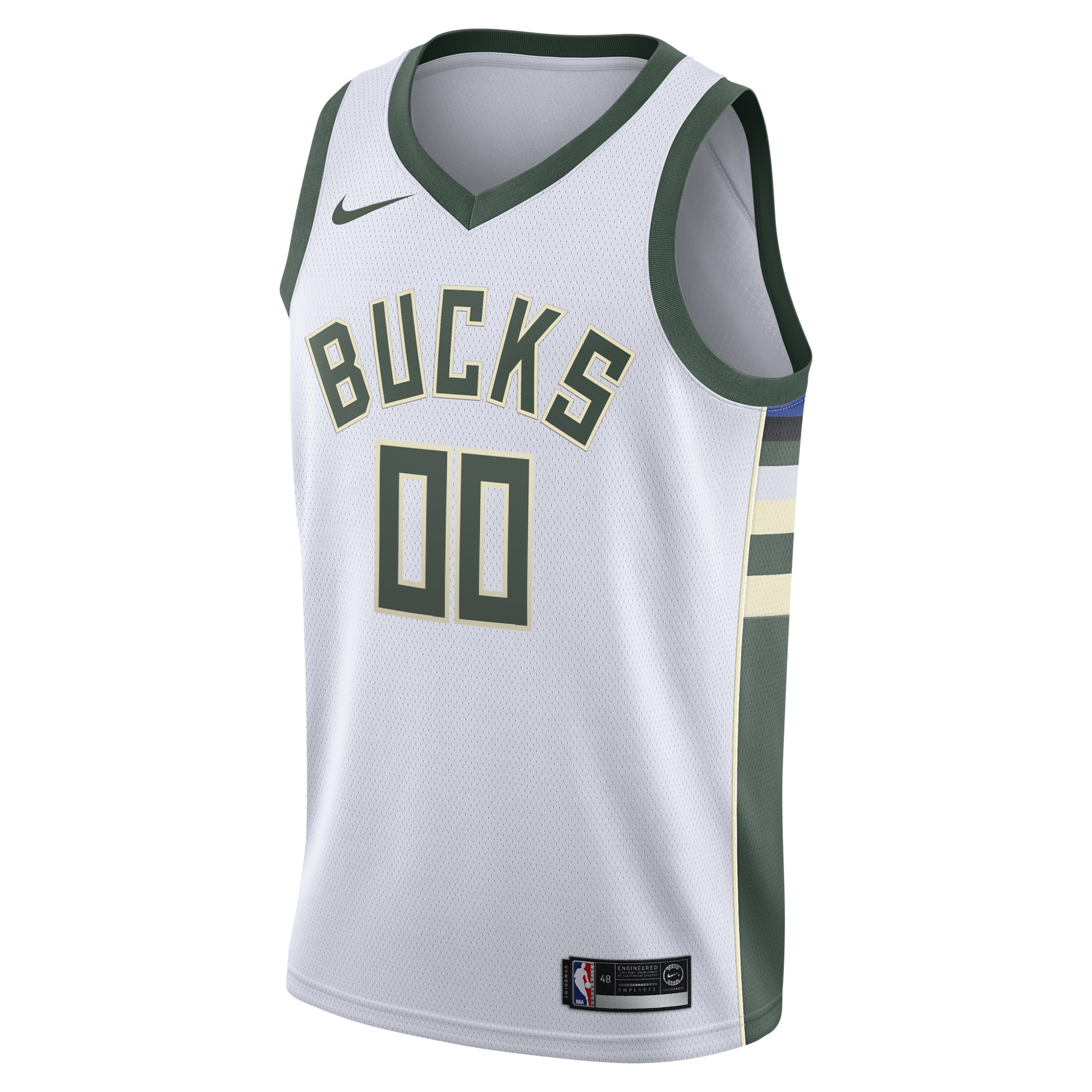 Milwaukee Bucks Association Swingman Custom NBA Jersey Youth