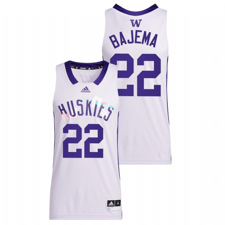Cole Bajema 2 White Washington Huskies 2022 Honoring Black Excellence NCAA Jersey Men's