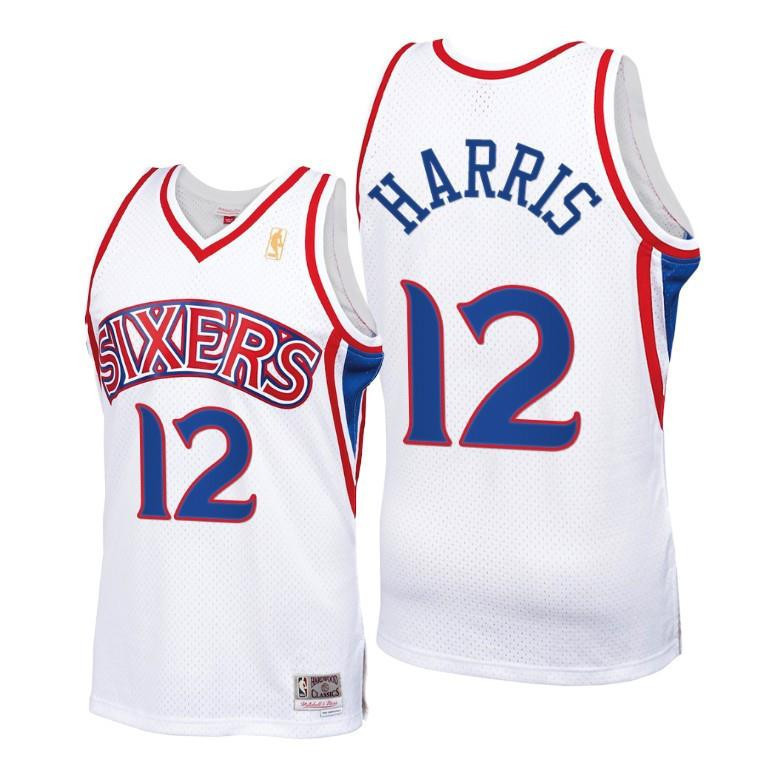 Tobias Harris Philadelphia 76ers White Throwback 90s HWC Swingman NBA Jersey Men's