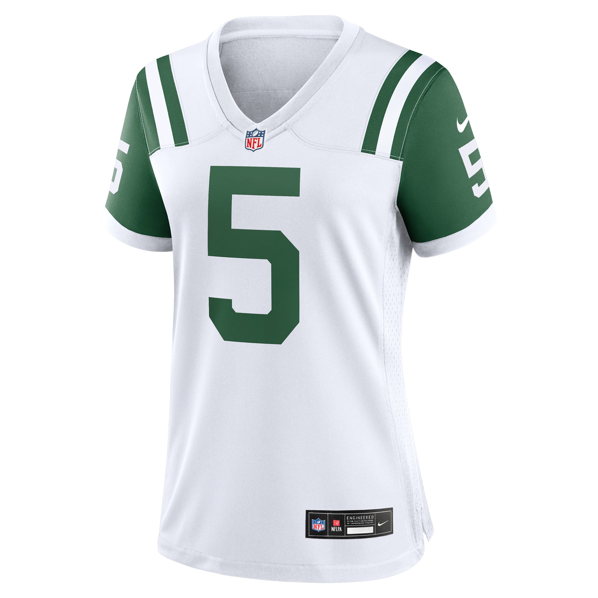 New York Jets Garrett Wilson White Classic Alternate Game NFL Jersey Women's
