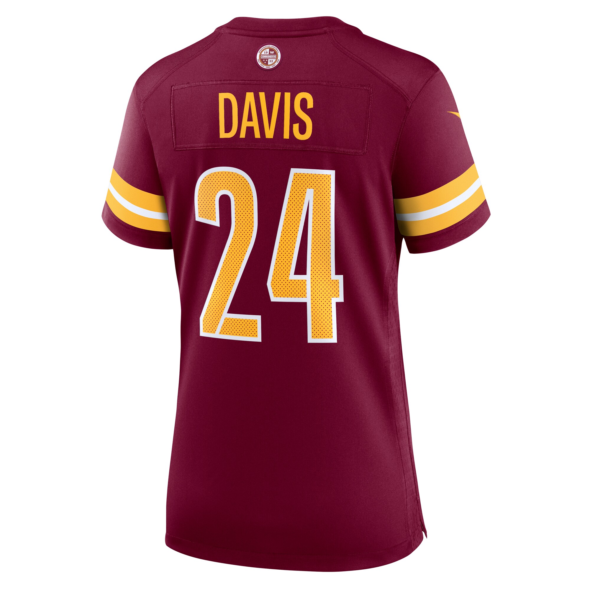 Washington Commanders Michael Davis Burgundy Game NFL Jersey Women's