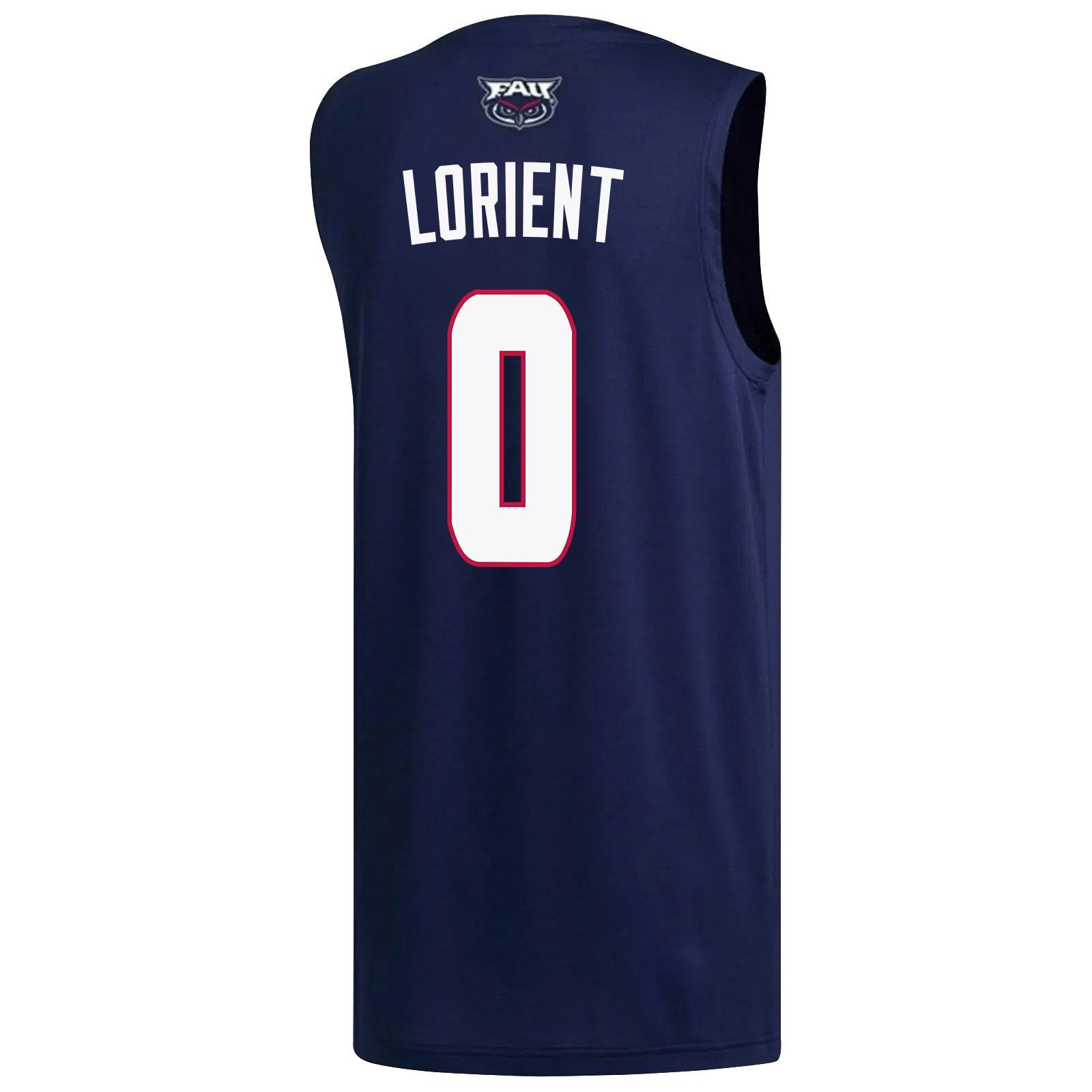 Brenen Lorient 0 FAU Owls 2023 March Madness- Navy NCAA Jersey Men's