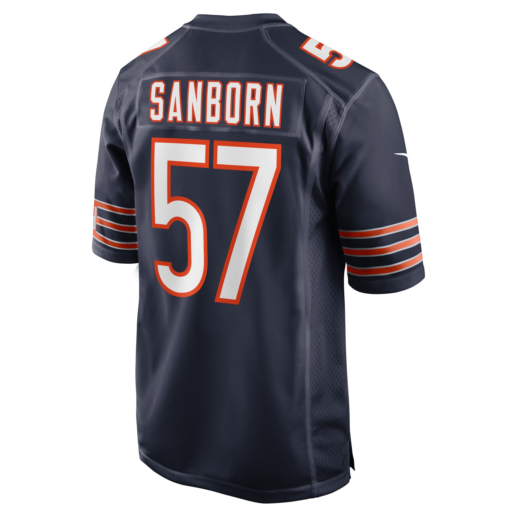 Chicago Bears Jack Sanborn Navy Game Player NFL Jersey Men's