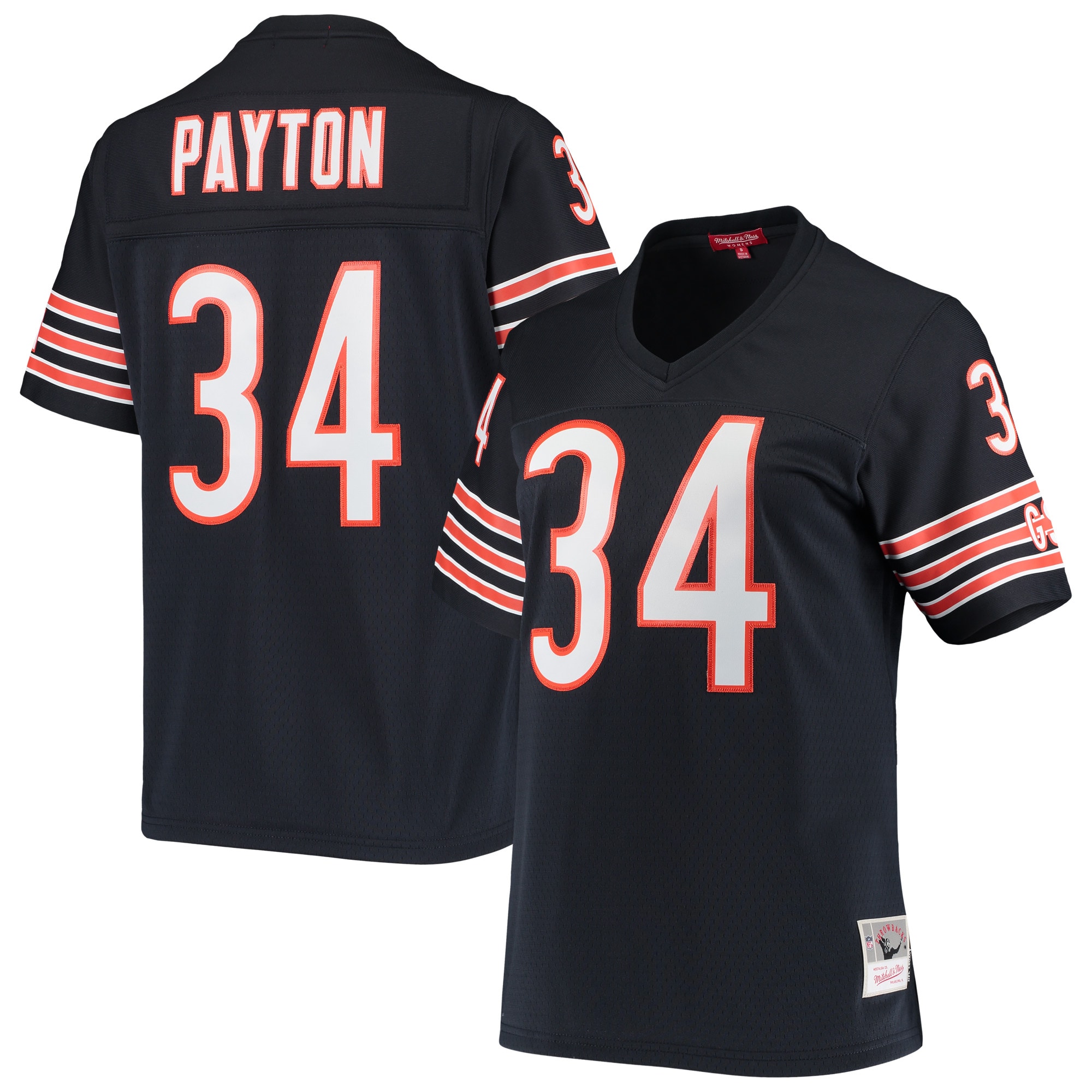 Chicago Bears Walter Payton Mitchell Ness Navy 1985 Legacy NFL Jersey Women's
