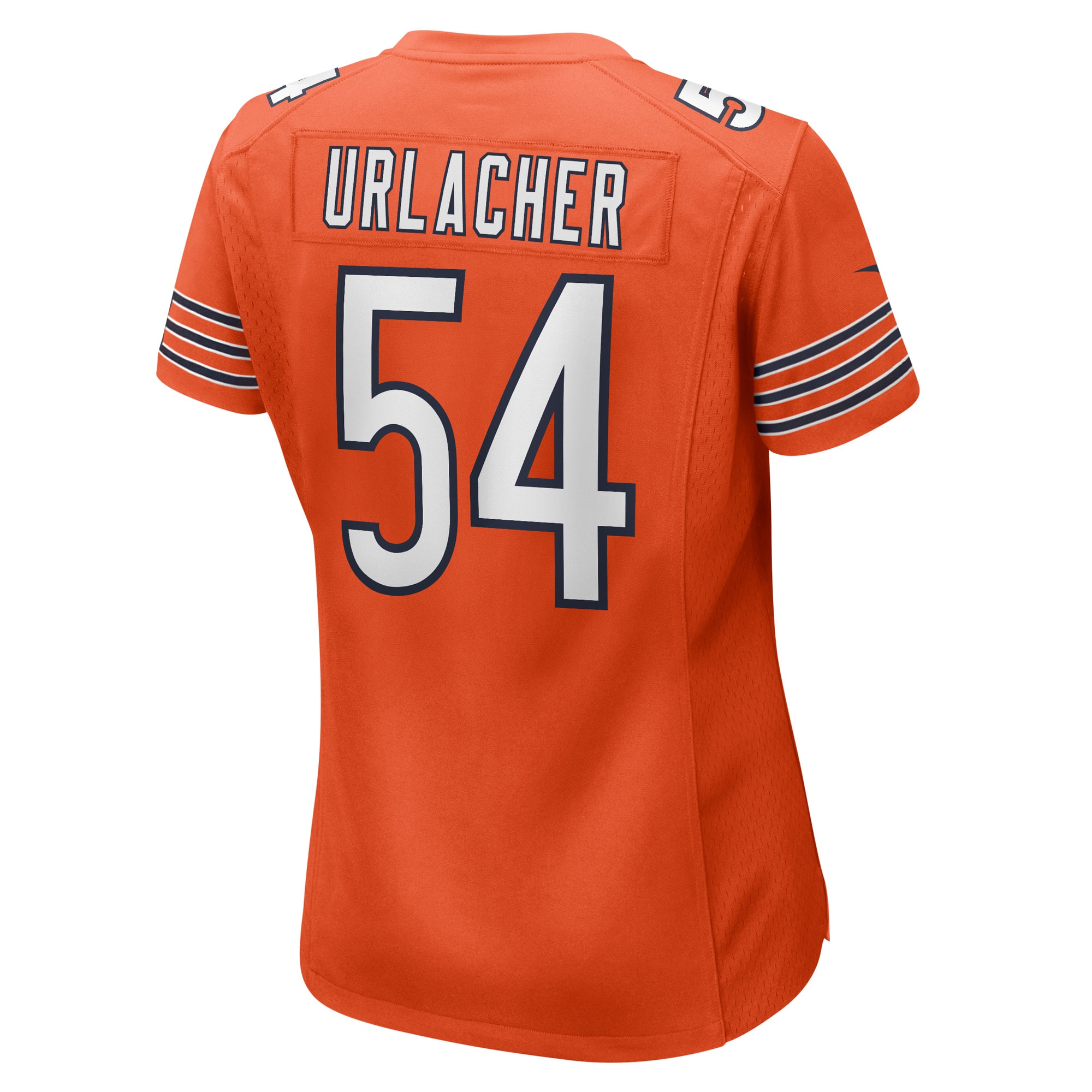 Chicago Bears Brian Urlacher Orange Retired Player NFL Jersey Women's