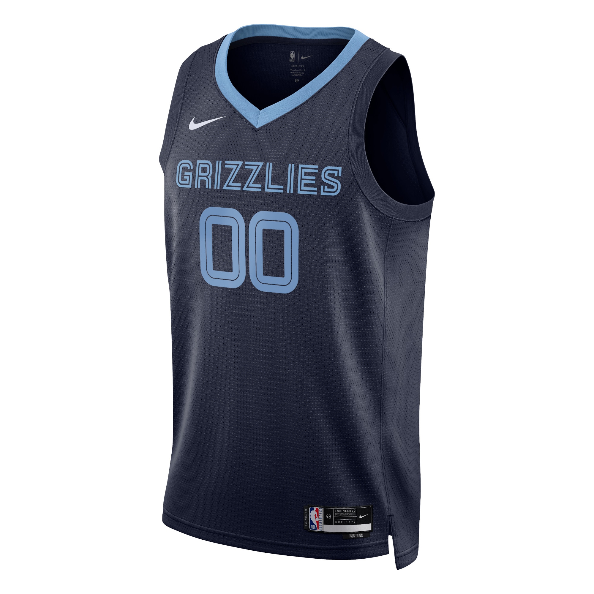 Memphis Grizzlies Icon Swingman Custom Unisex NBA Jersey Unisex
