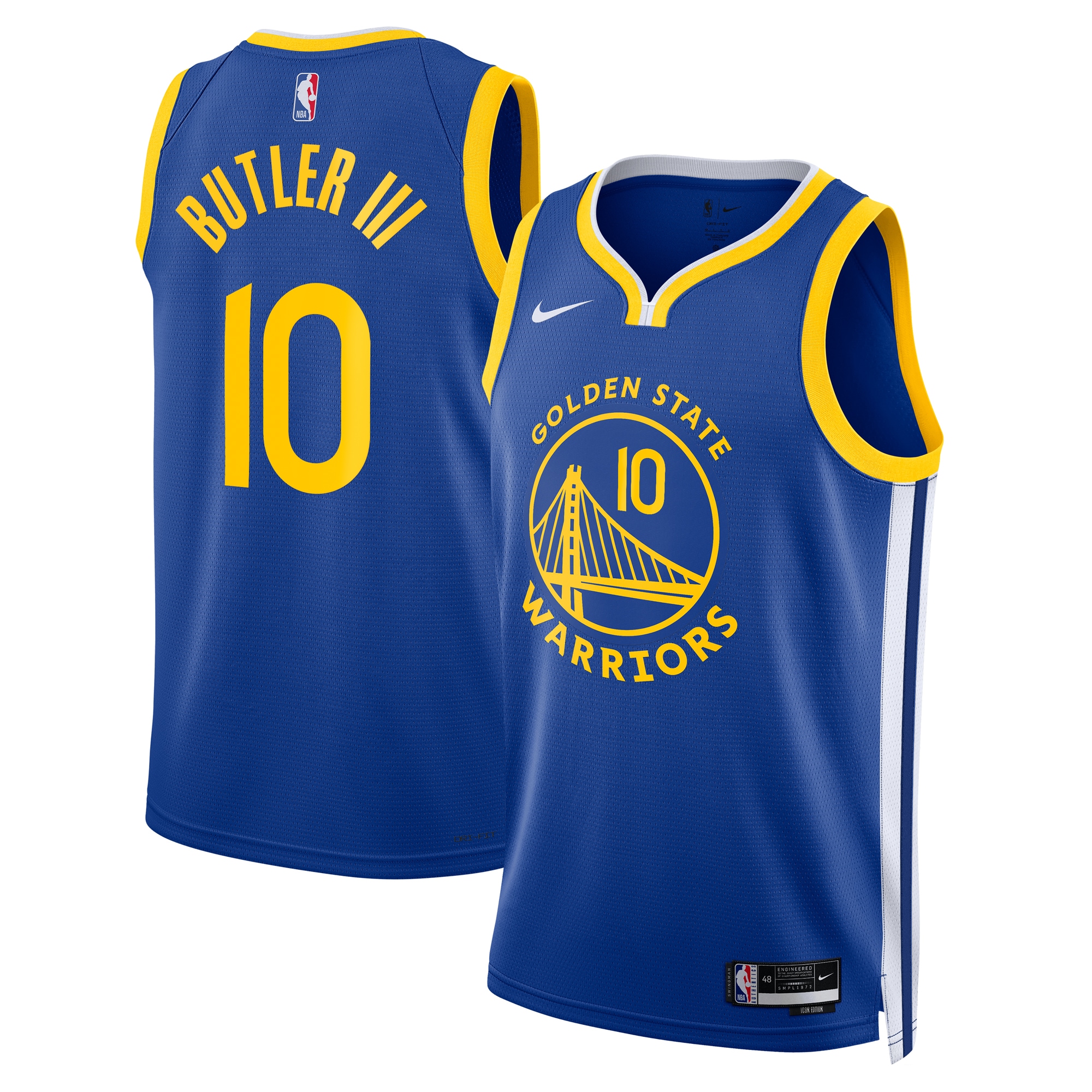Golden State Warriors Icon Edition Swingman Royal Jimmy Butler II Unisex NBA Jersey Unisex
