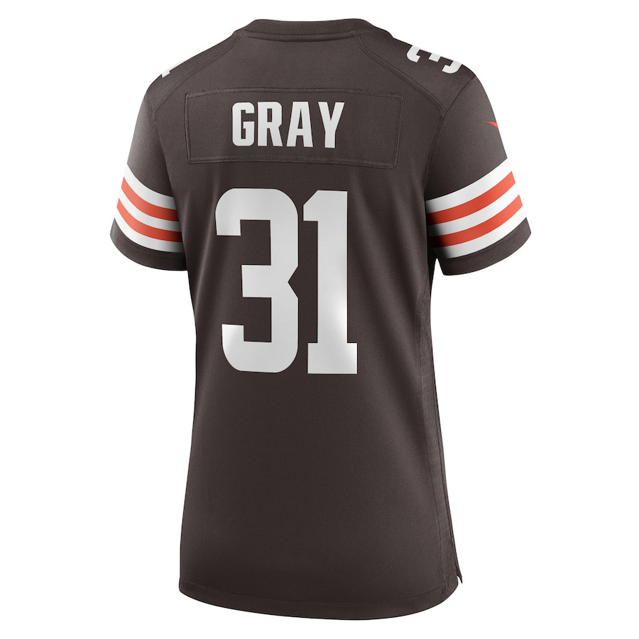 Vincent Gray 31 Cleveland Browns Game Brown NFL Jersey Women's