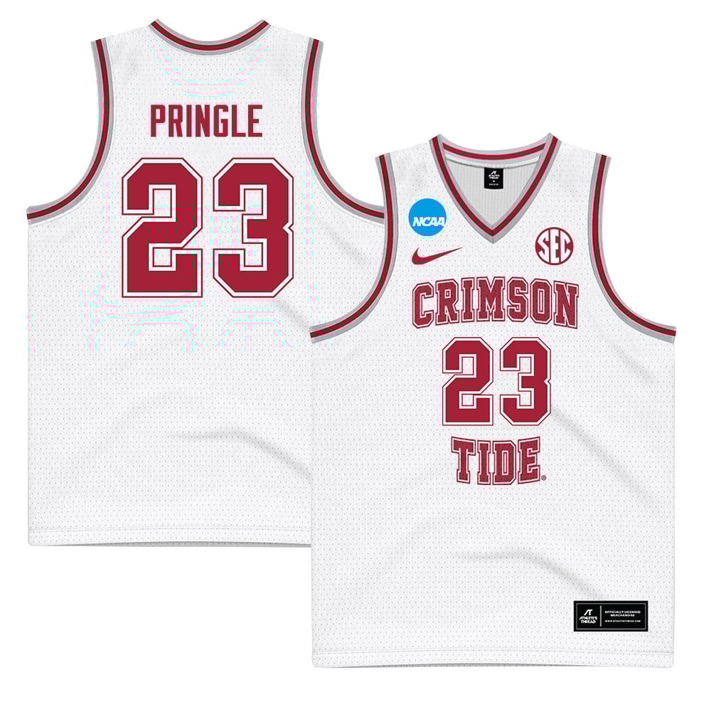 Nick Pringle 23 Alabama Crimson Tide 2024 White Unisex NCAA Jersey Unisex