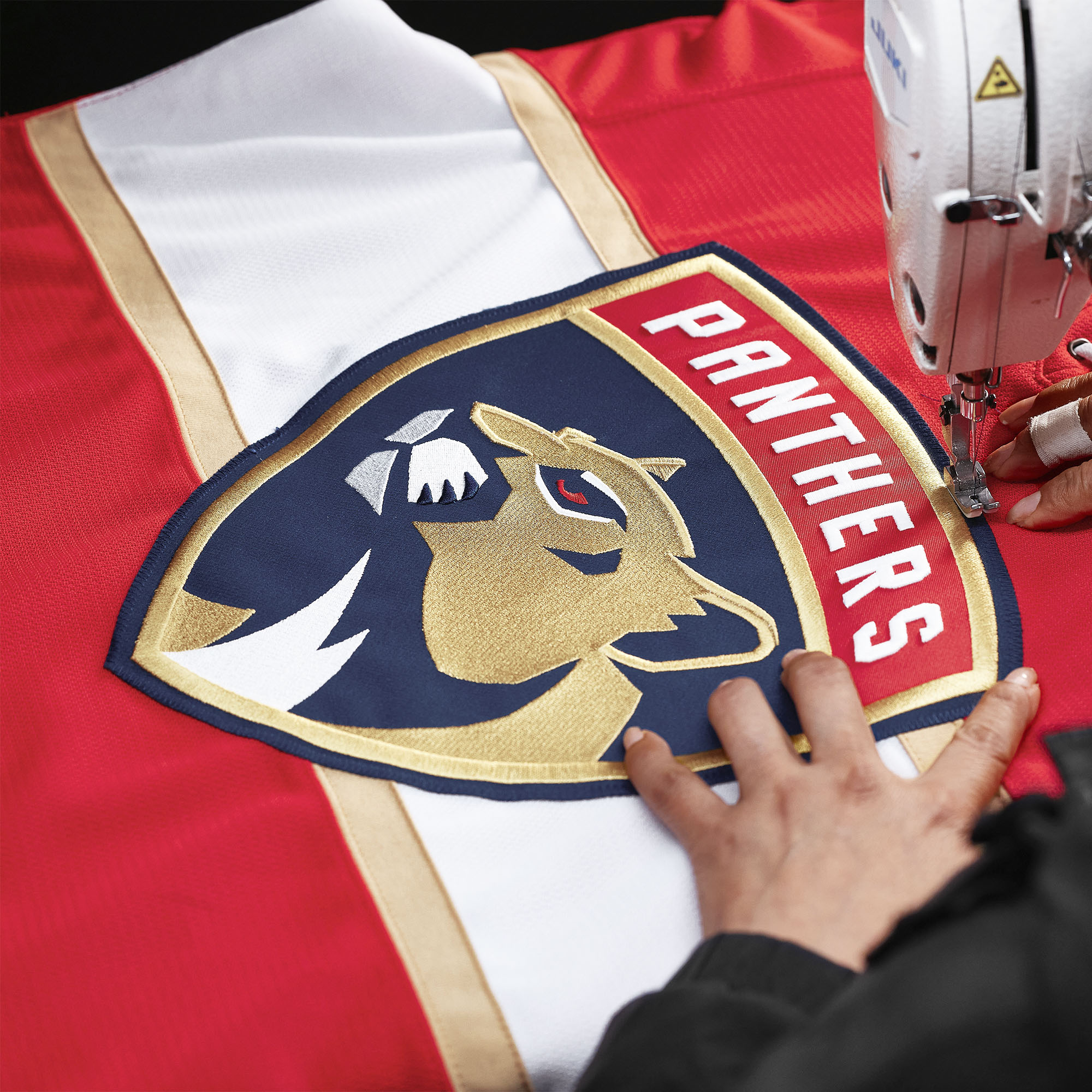 Florida Panthers Red Home Pro Custom NHL Jersey Men's