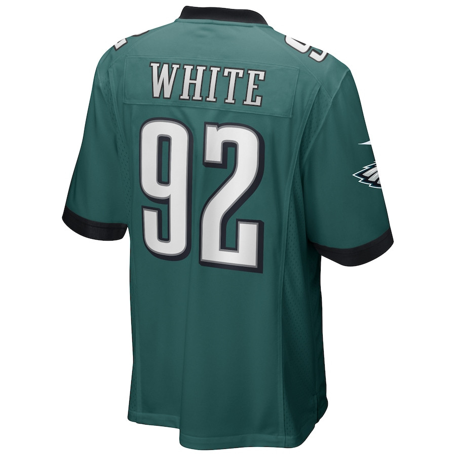 Reggie White 92 Philadelphia Eagles Game Retired Midnight Green NFL Jersey Men's