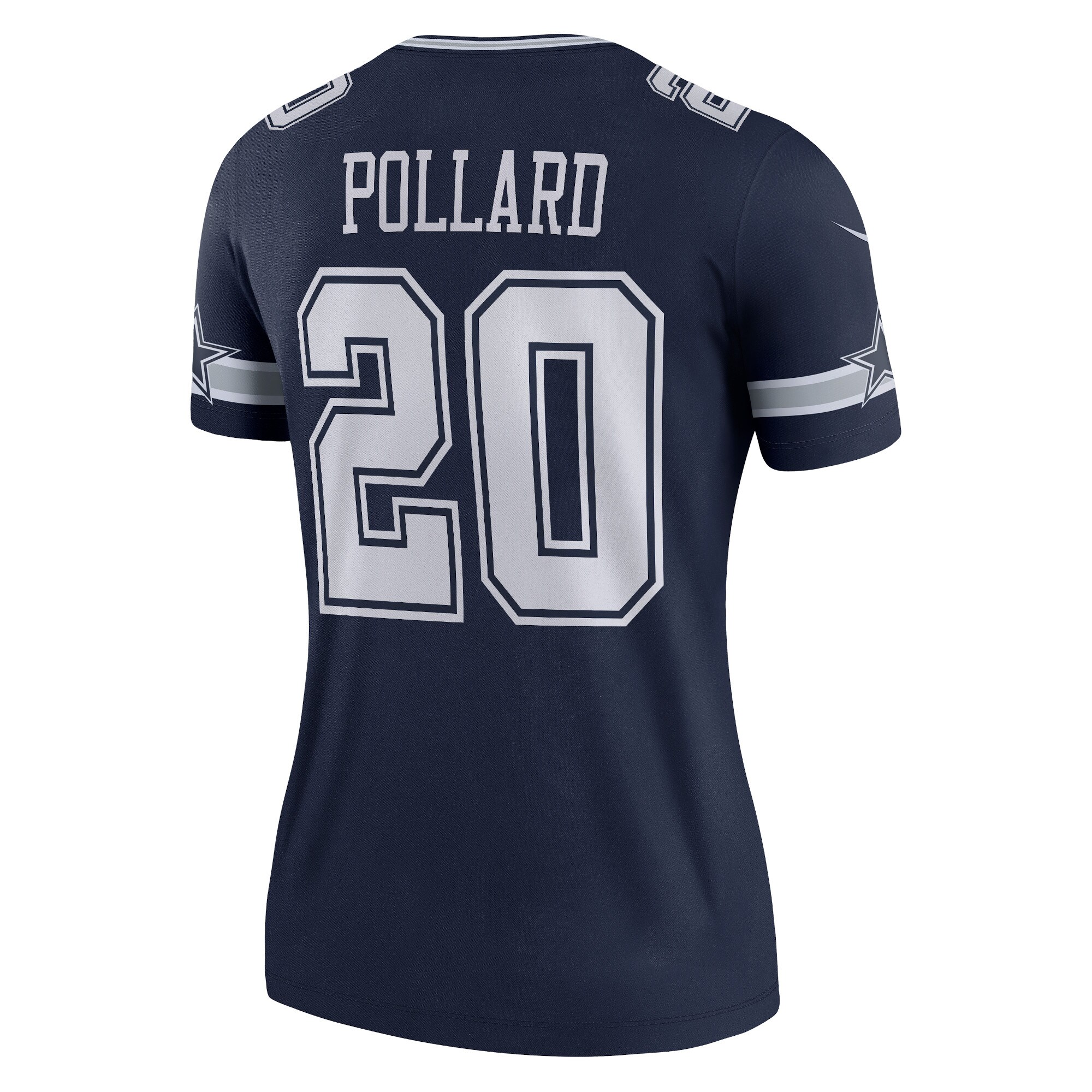 Dallas Cowboys Tony Pollard Navy Legend Player Performance Top NFL Jersey Women's