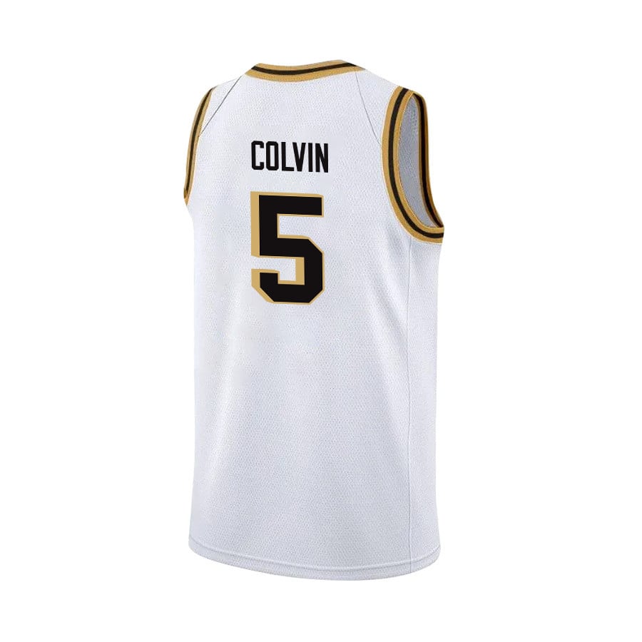 Myles Colvin 5 Purdue Boilermakers 2024 White Unisex NCAA Jersey Unisex