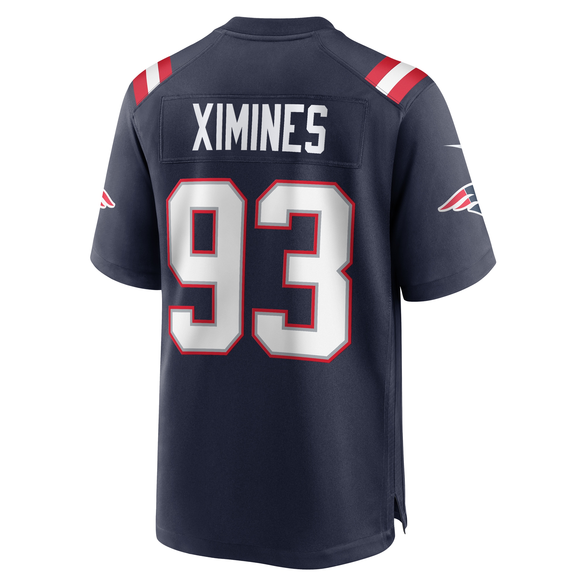 New England Patriots Oshane Ximines Navy Game NFL Jersey Men's