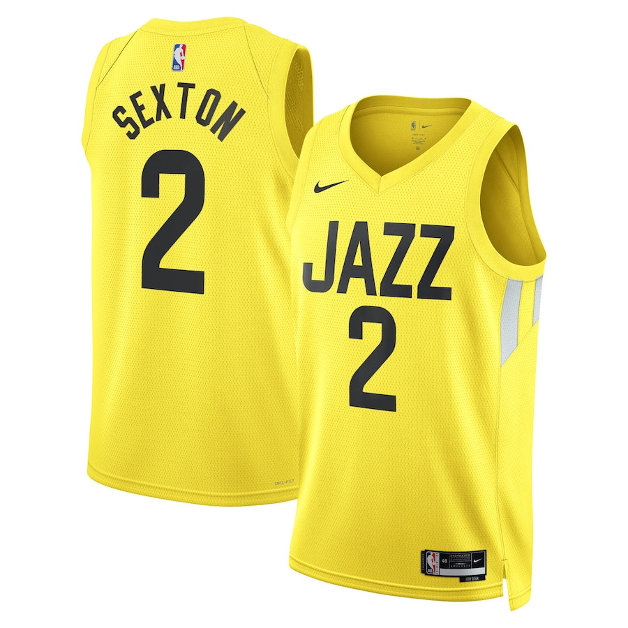 Colin Sexton 2 Utah Jazz Unisex Swingman Icon Edition Gold NBA Jersey Unisex