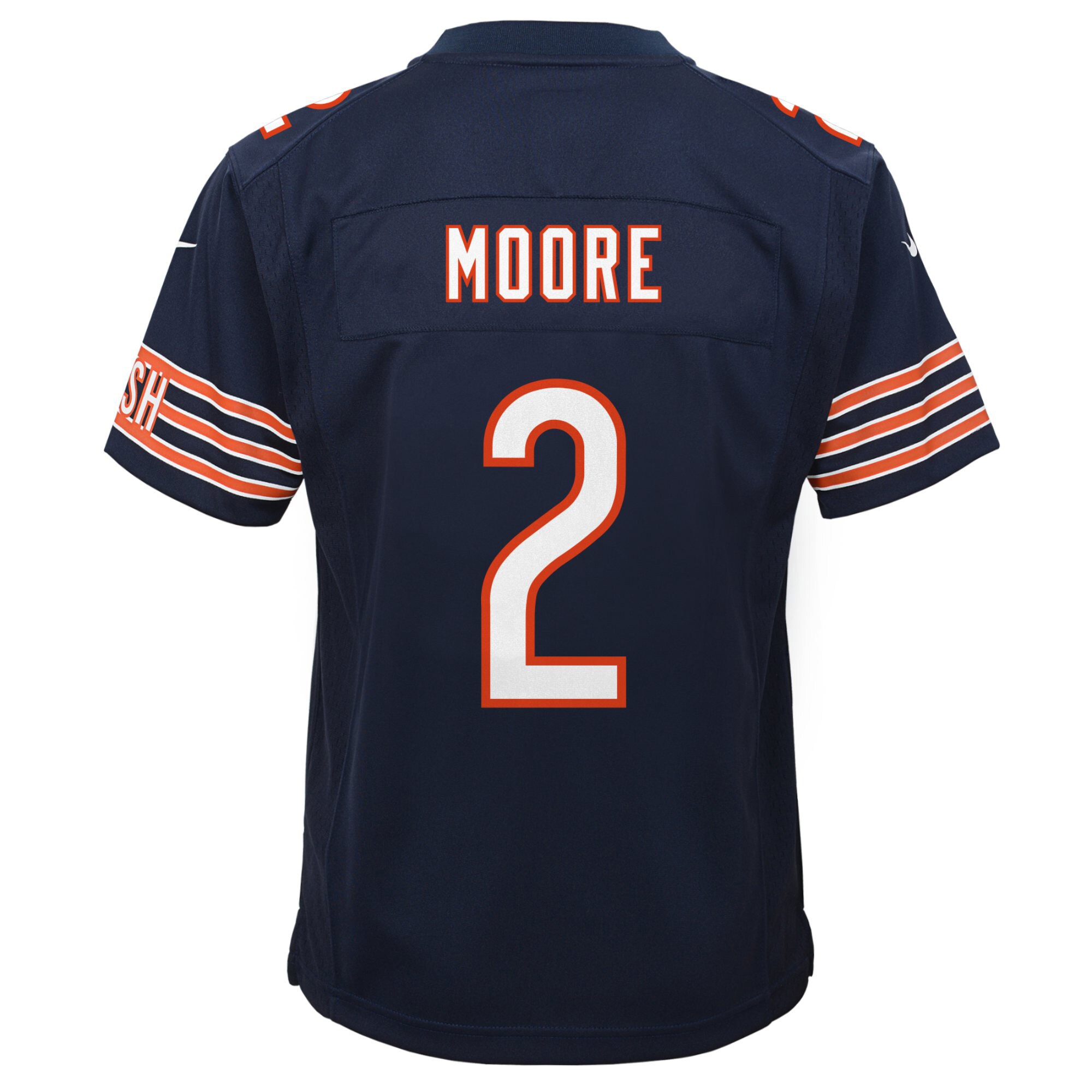 Chicago Bears D.J. Moore Navy Game NFL Jersey Youth