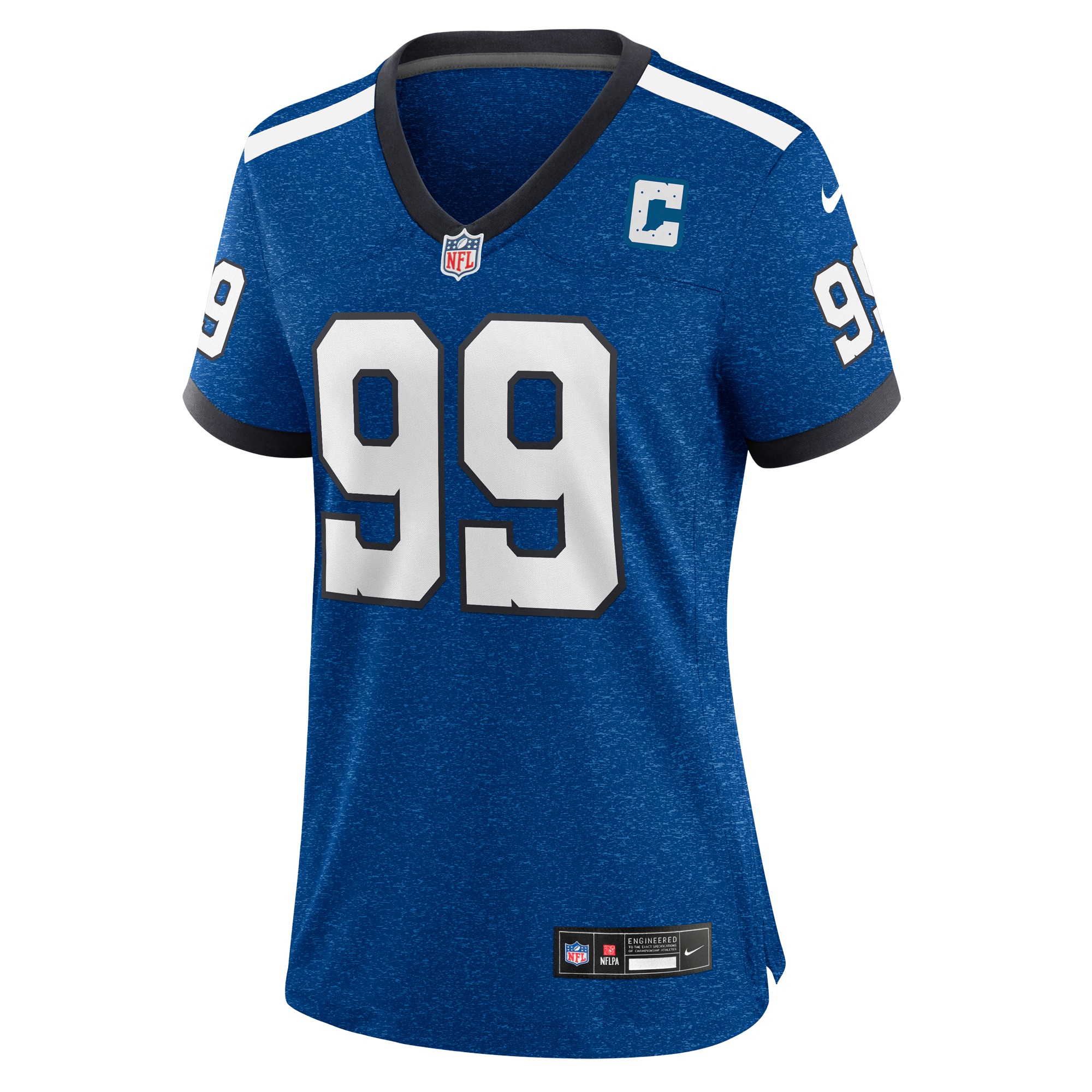 Indianapolis Colts DeForest Buckner Royal Indiana Nights Alternate Game NFL Jersey Women's